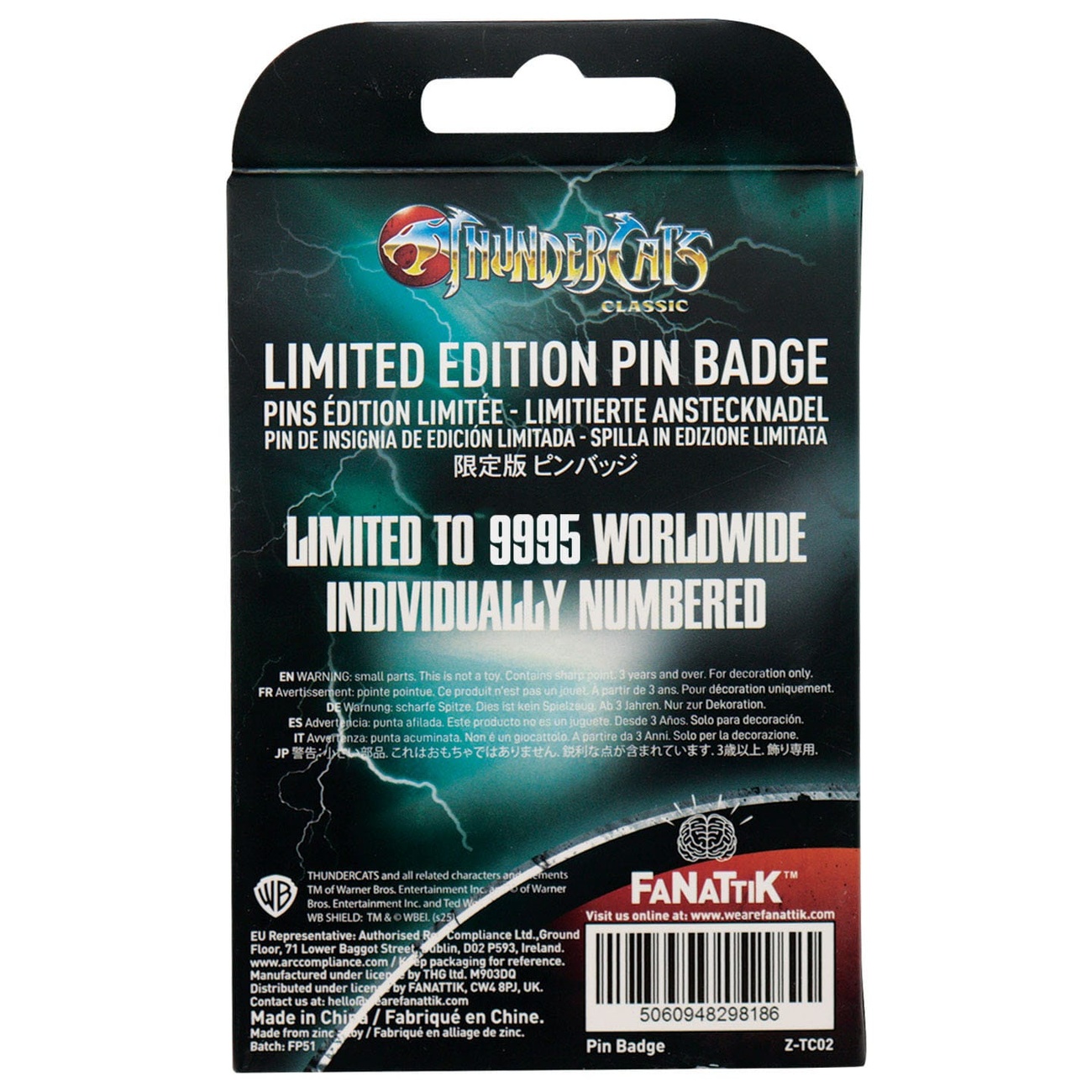 Thundercats Ansteck-Pin Mumm-Ra Limited Edition