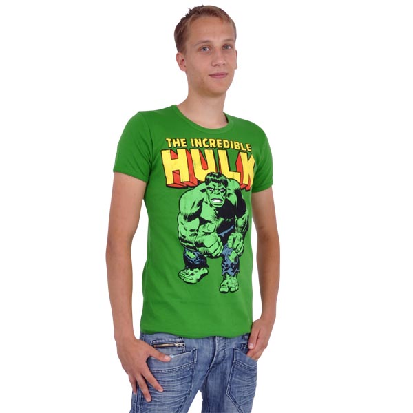 T-shirt rétro Hulk vert
