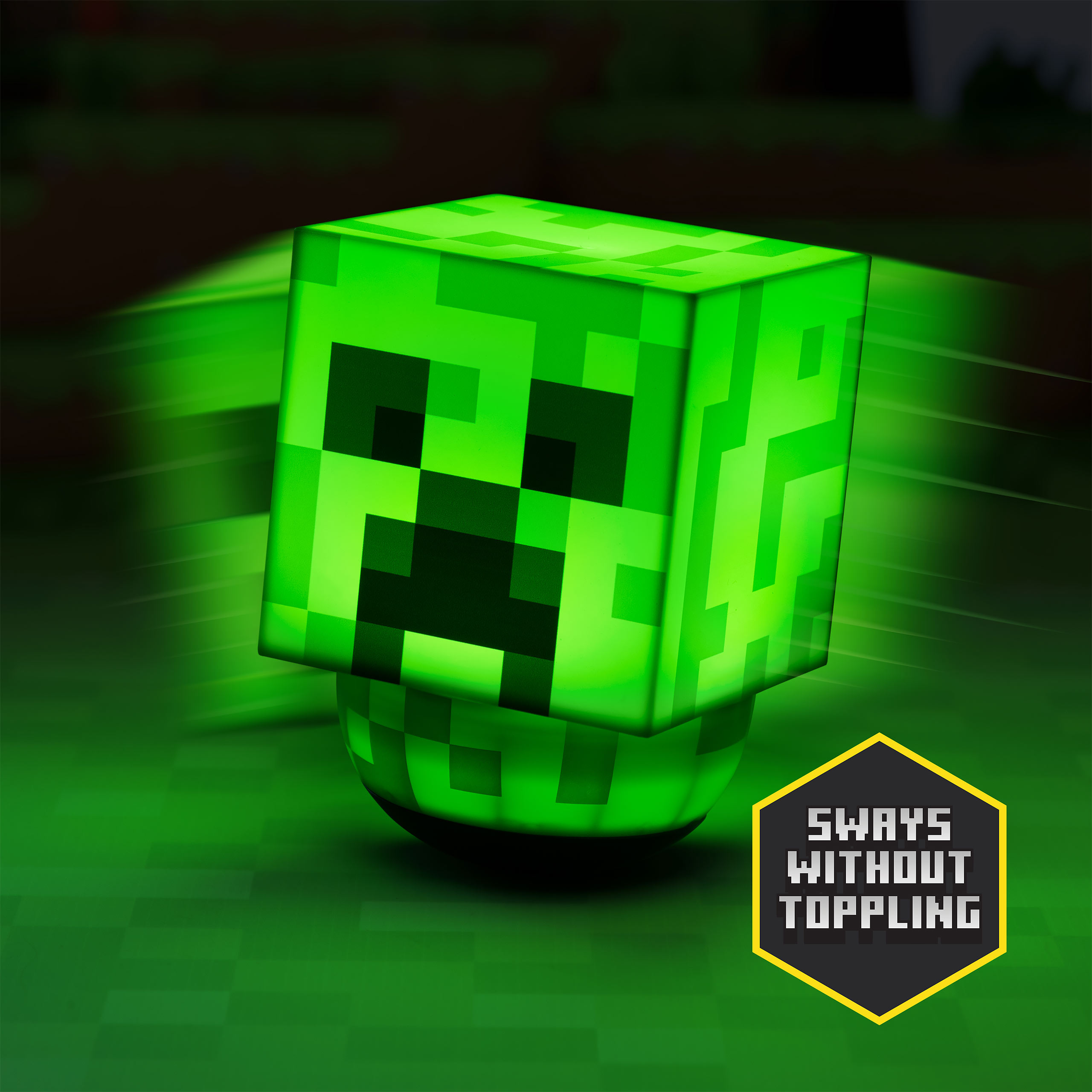 Minecraft - Creeper Spring-op Tafellamp