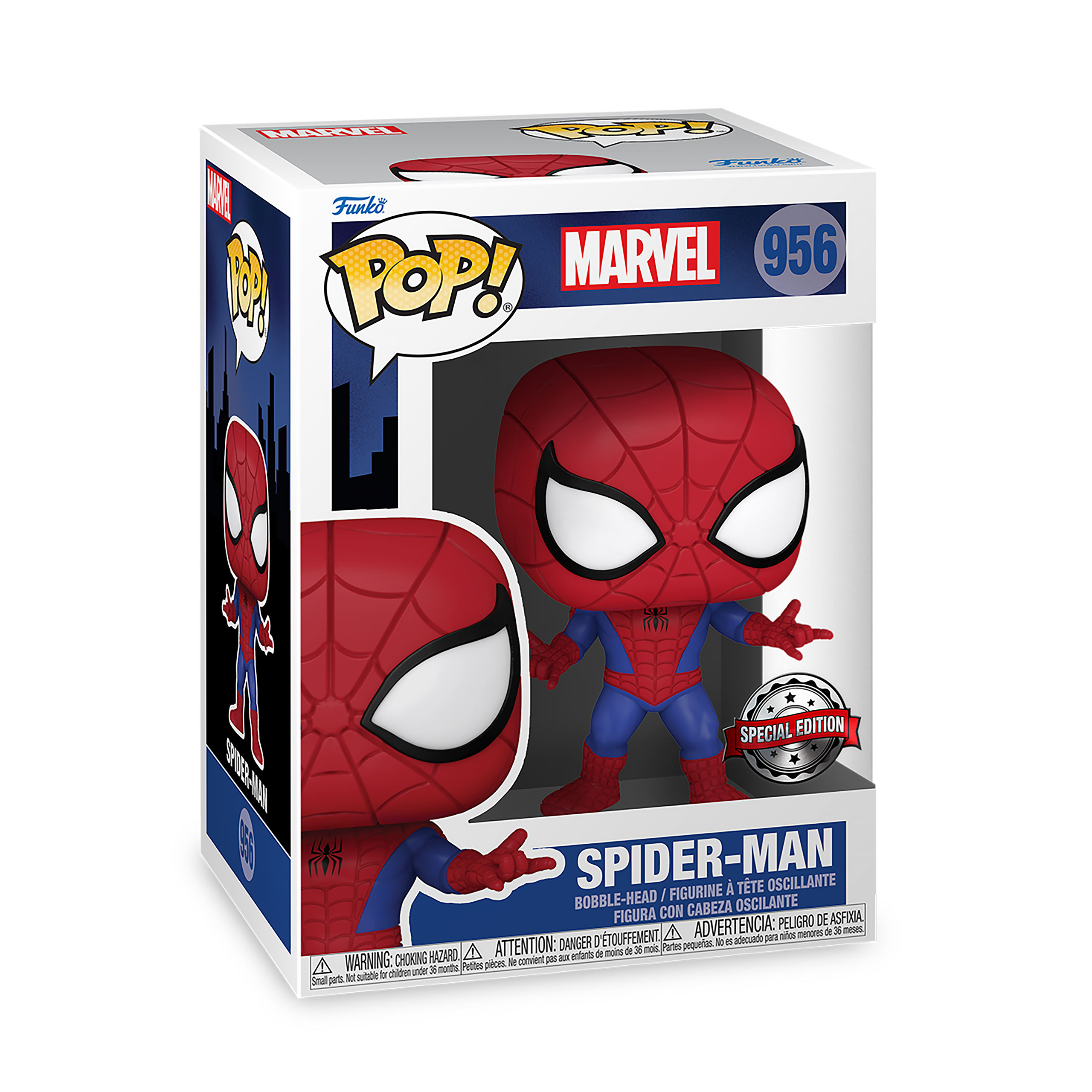 Spider-Man - Figura Funko Pop con Cabeza Móvil