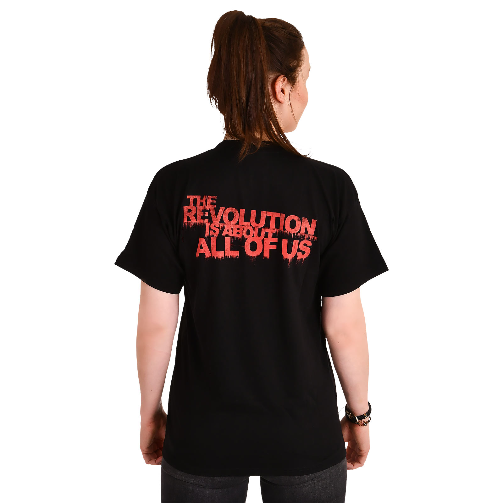Hunger Games - T-Shirt Symbole Moqueur Noir