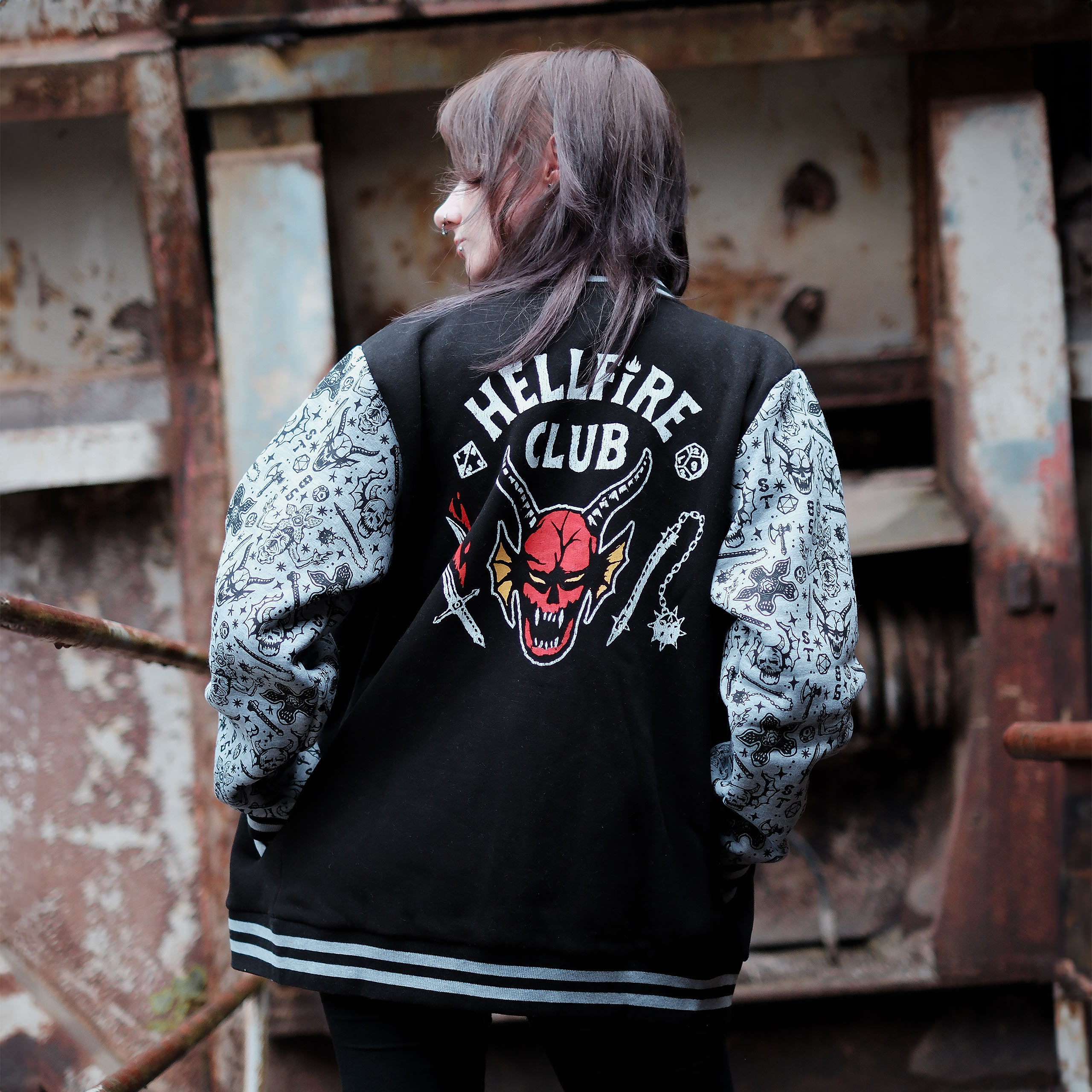 Stranger Things - Hellfire Club College Jacke