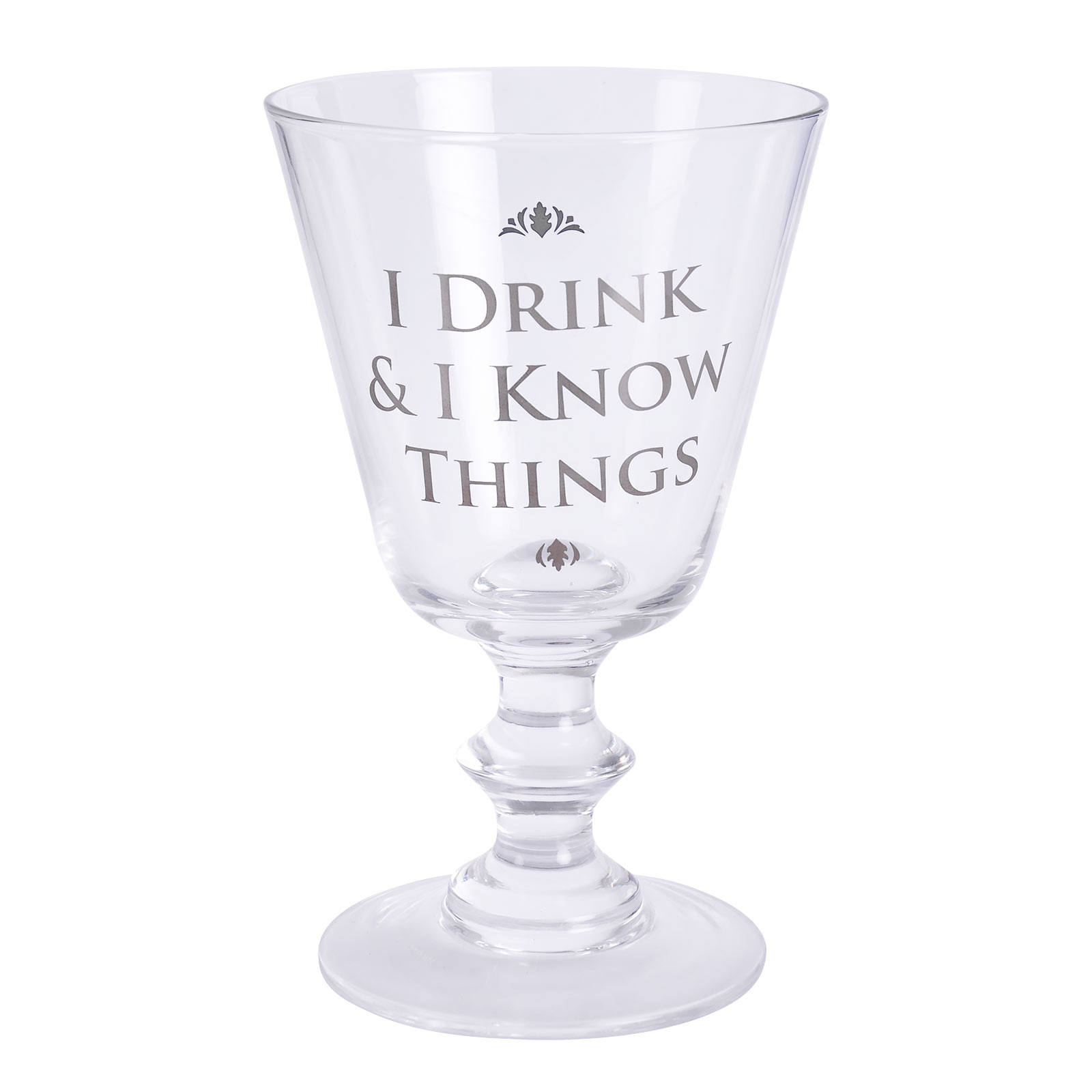Game of Thrones - Drink and Know wine glass