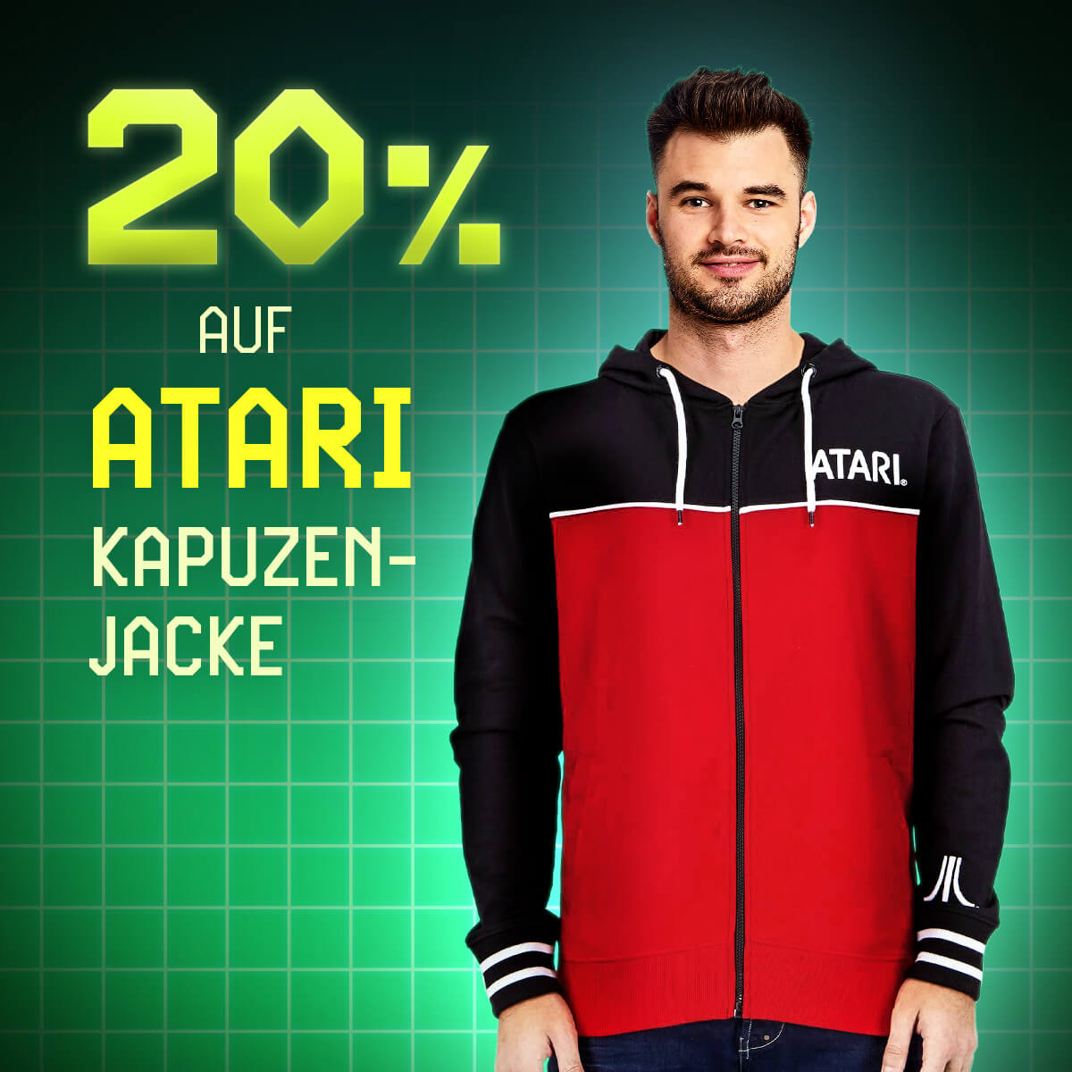 20% Rabatt auf Atari Kapuzenjacke