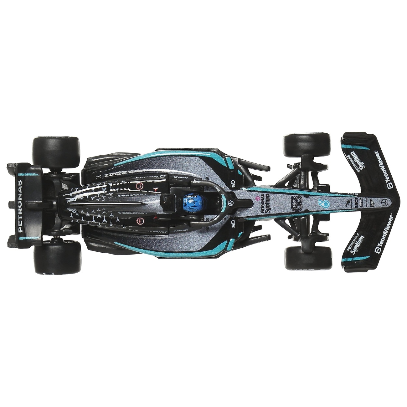 Formule 1 Hot Wheels véhicule Premium moulé sous pression 1:64 Équipe Mercedes Benz : Pilote 1