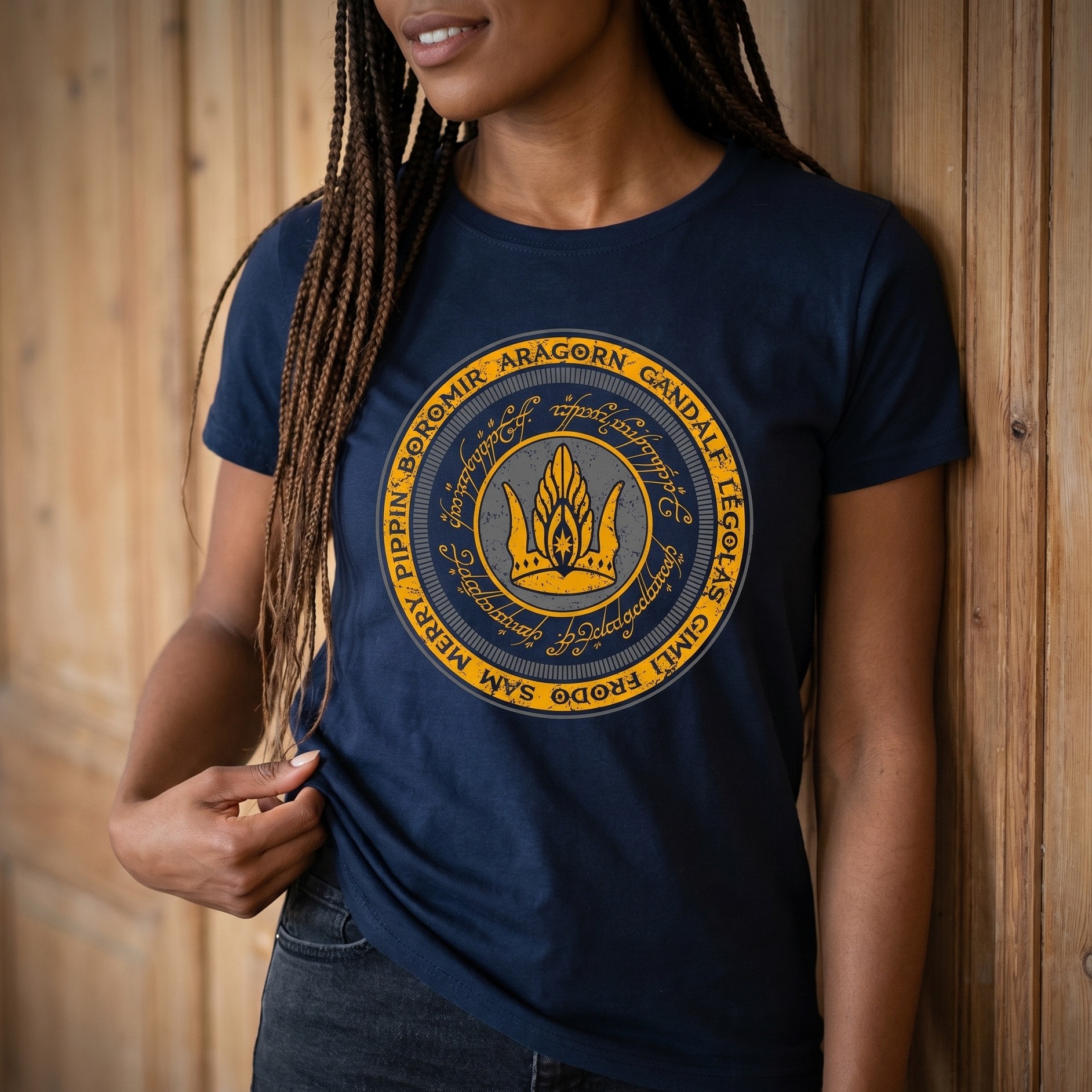 Der Herr der Ringe - Gemeinsam für Gondor T-Shirt blau