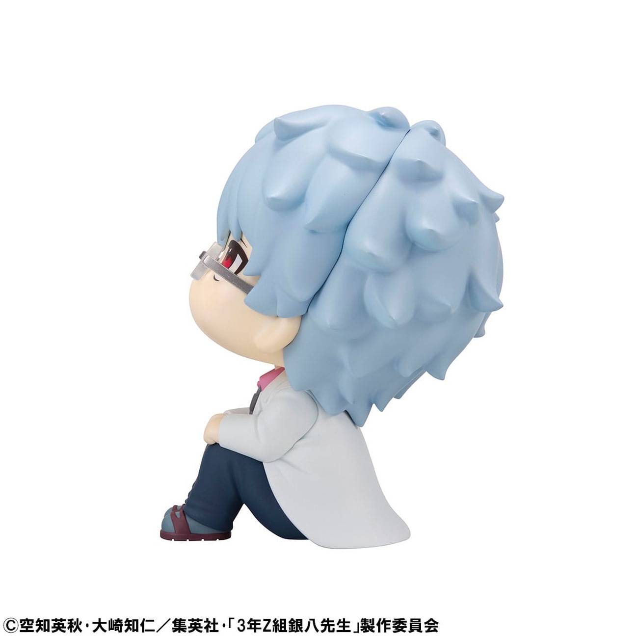 3-Z Ginpachi Sensei Look Up PVC Statue Ginpachi Sakata 11 cm