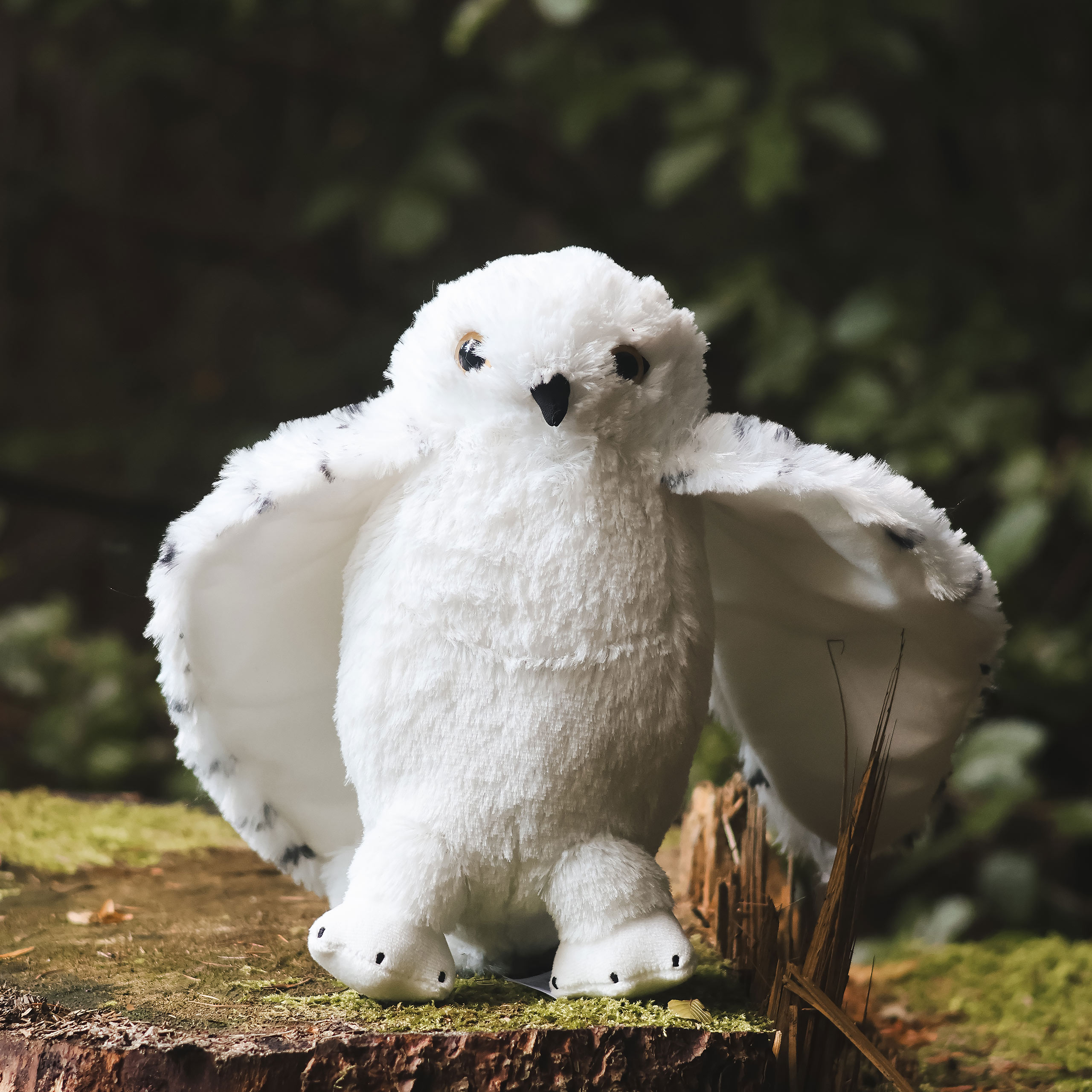 Hedwig met open vleugels pluche figuur 28 cm - Harry Potter