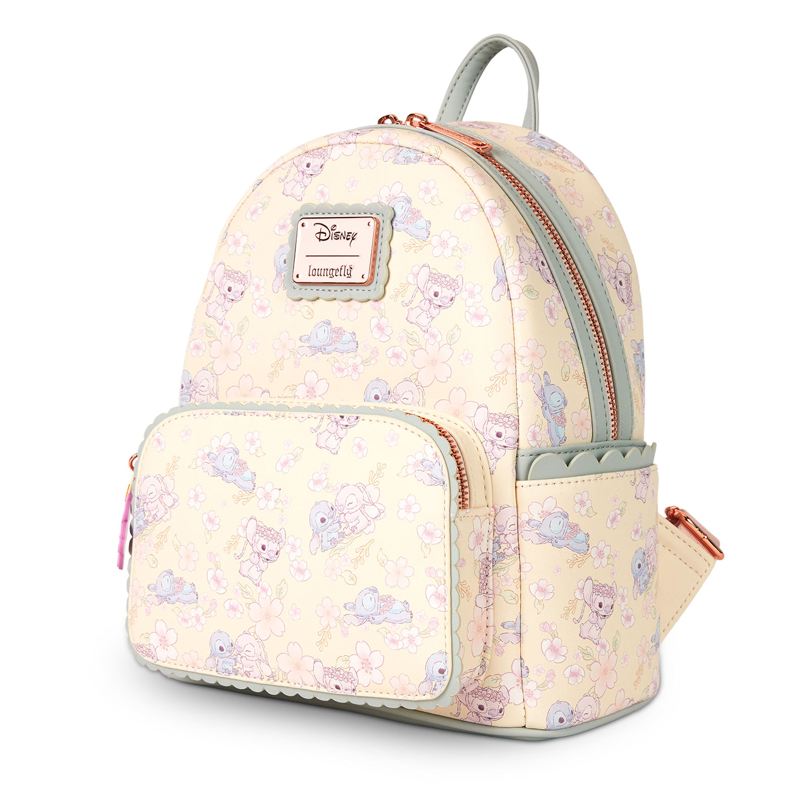 Lilo & Stitch - Angel und Stitch Cherry Blossom Mini Rucksack