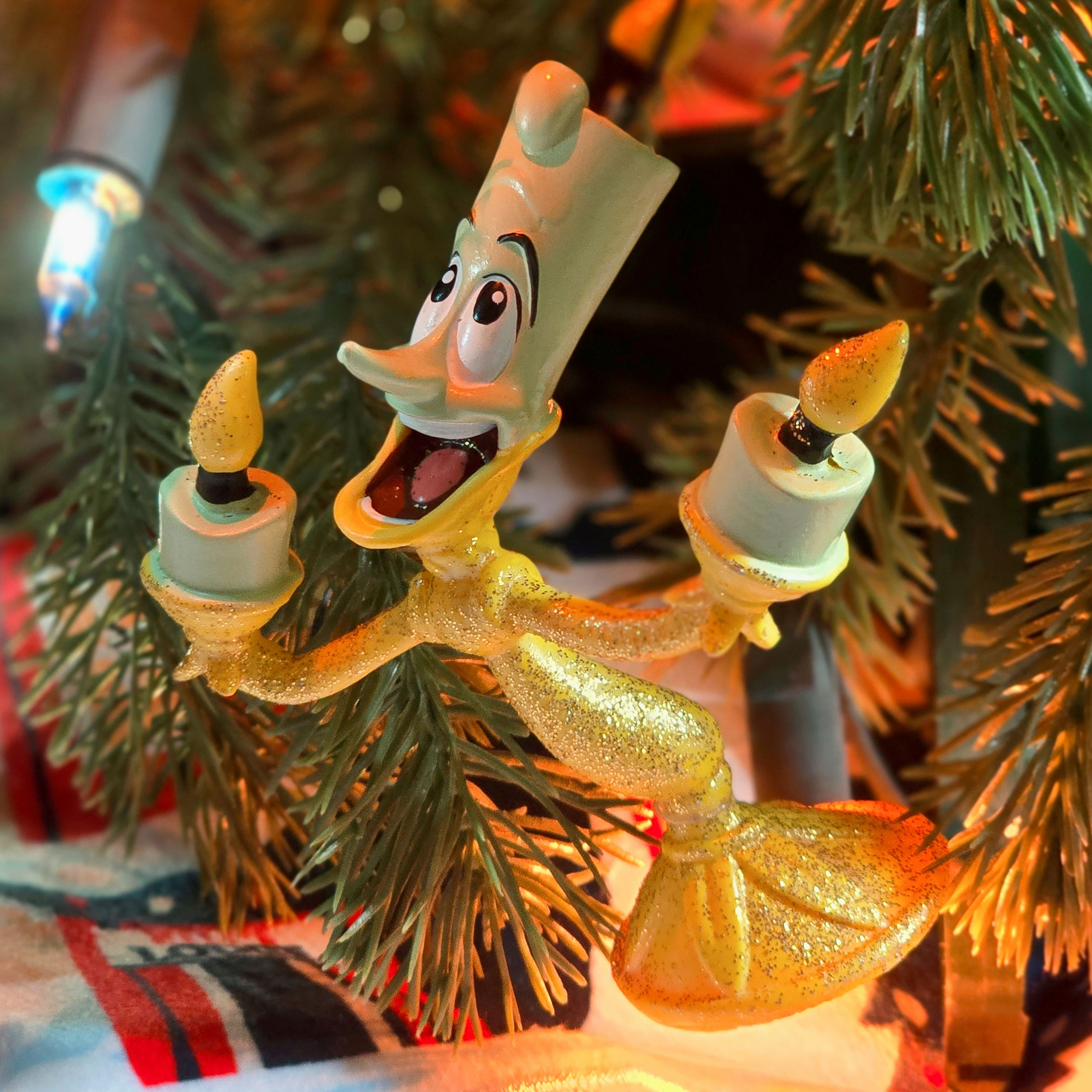 La Belle et la Bête - Ornement de sapin Lumière