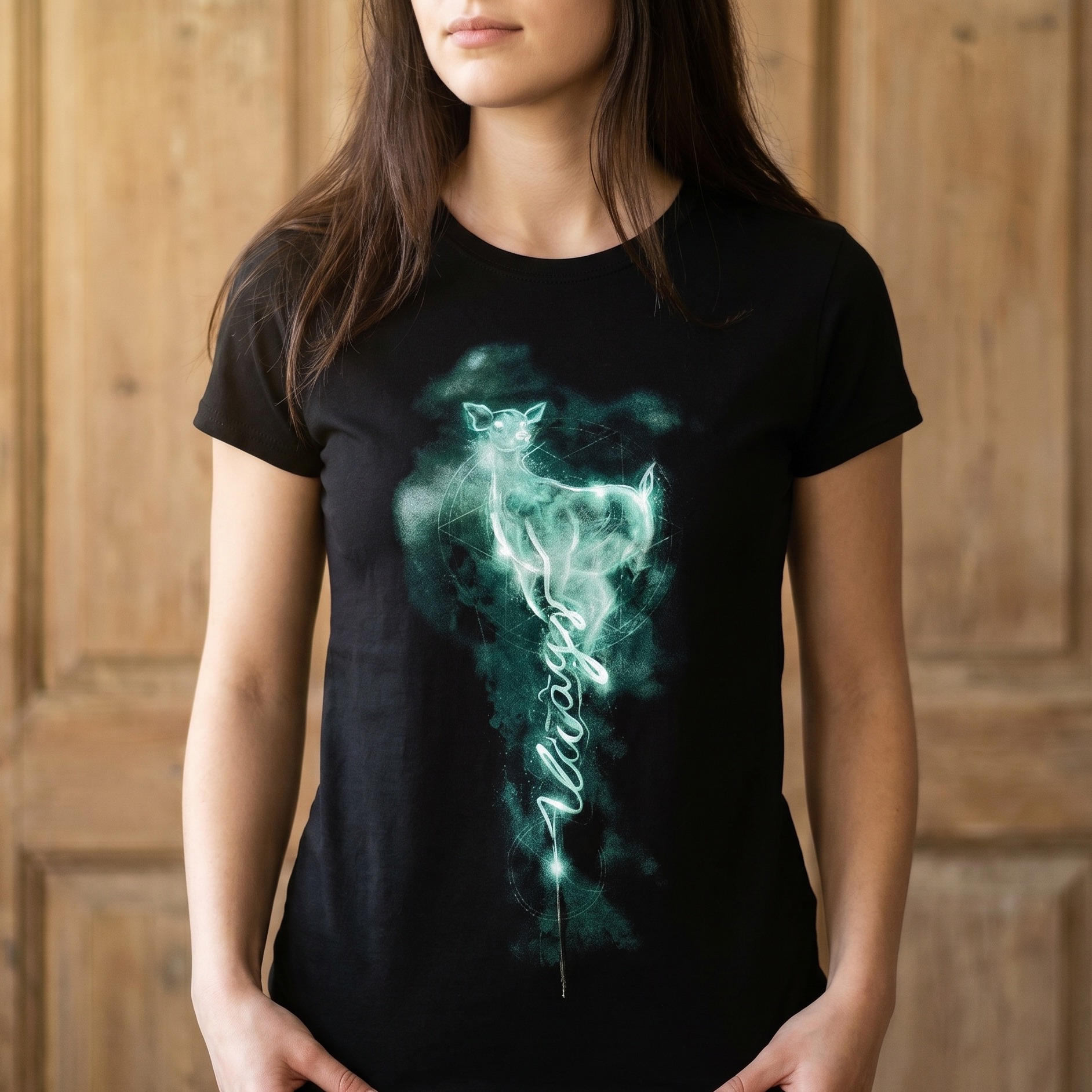 Snape Patronus Always T-Shirt Damen schwarz - Harry Potter