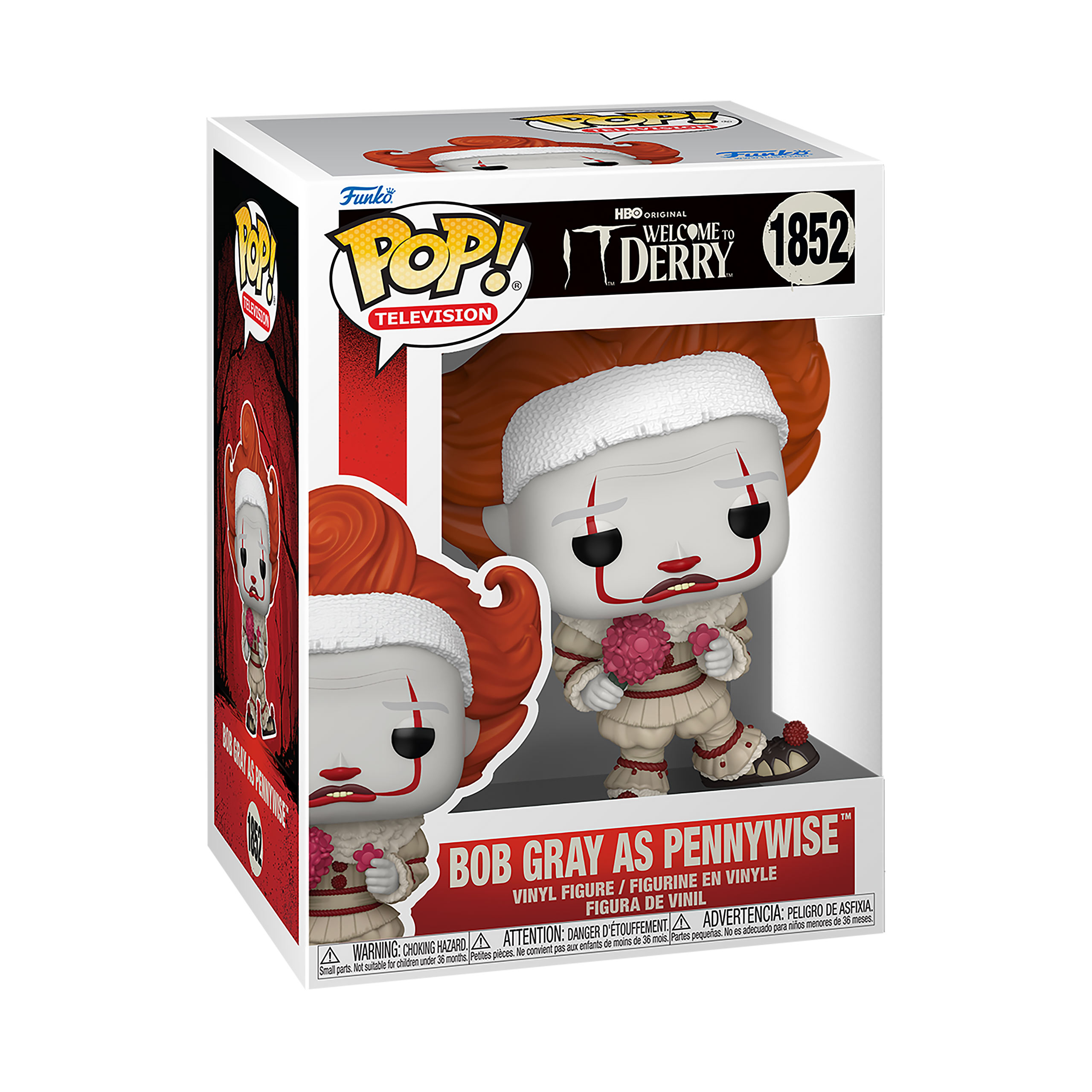 Stephen King IT: Welcome to Derry - Bob Gray come Pennywise figura Funko Pop!
