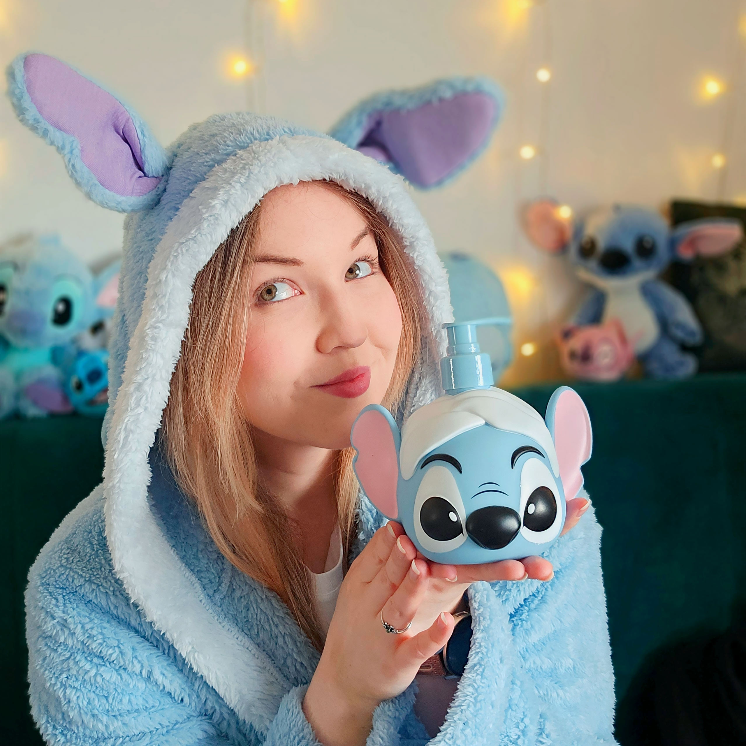 Stitch zeepdispenser met wasgel - Lilo & Stitch