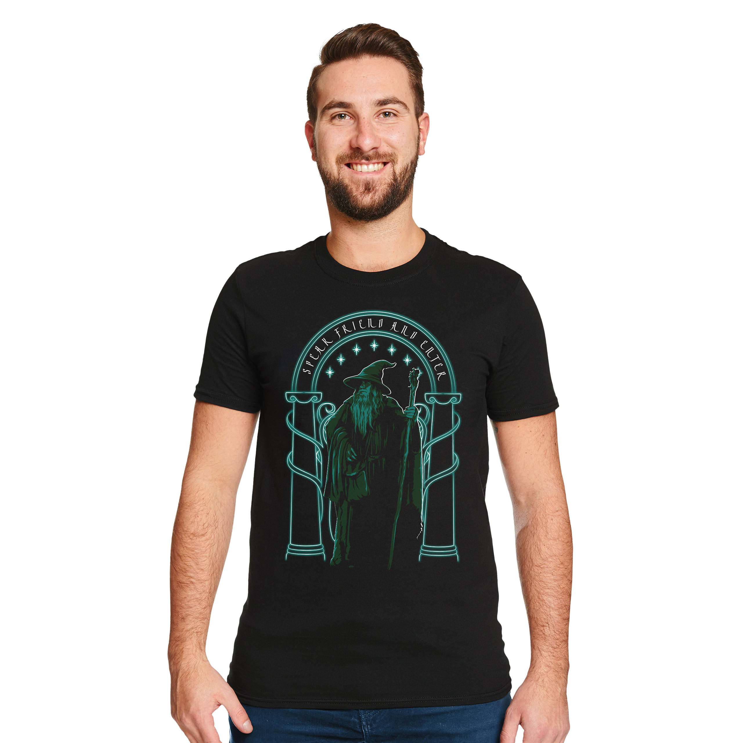 Gandalf Türen von Durin T-Shirt - Herr der Ringe