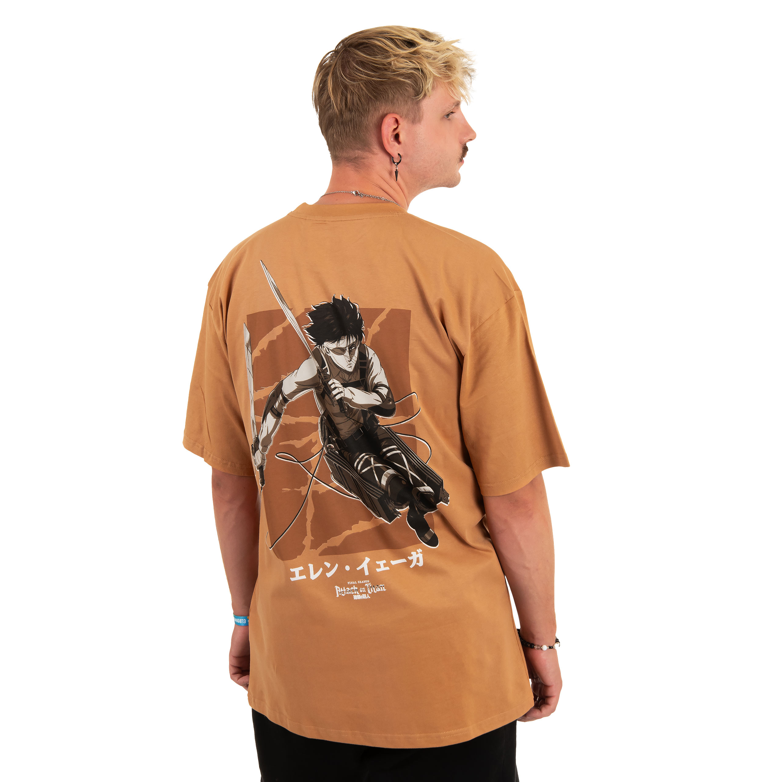 Attack on Titan - Levi Oversize T-Shirt orange