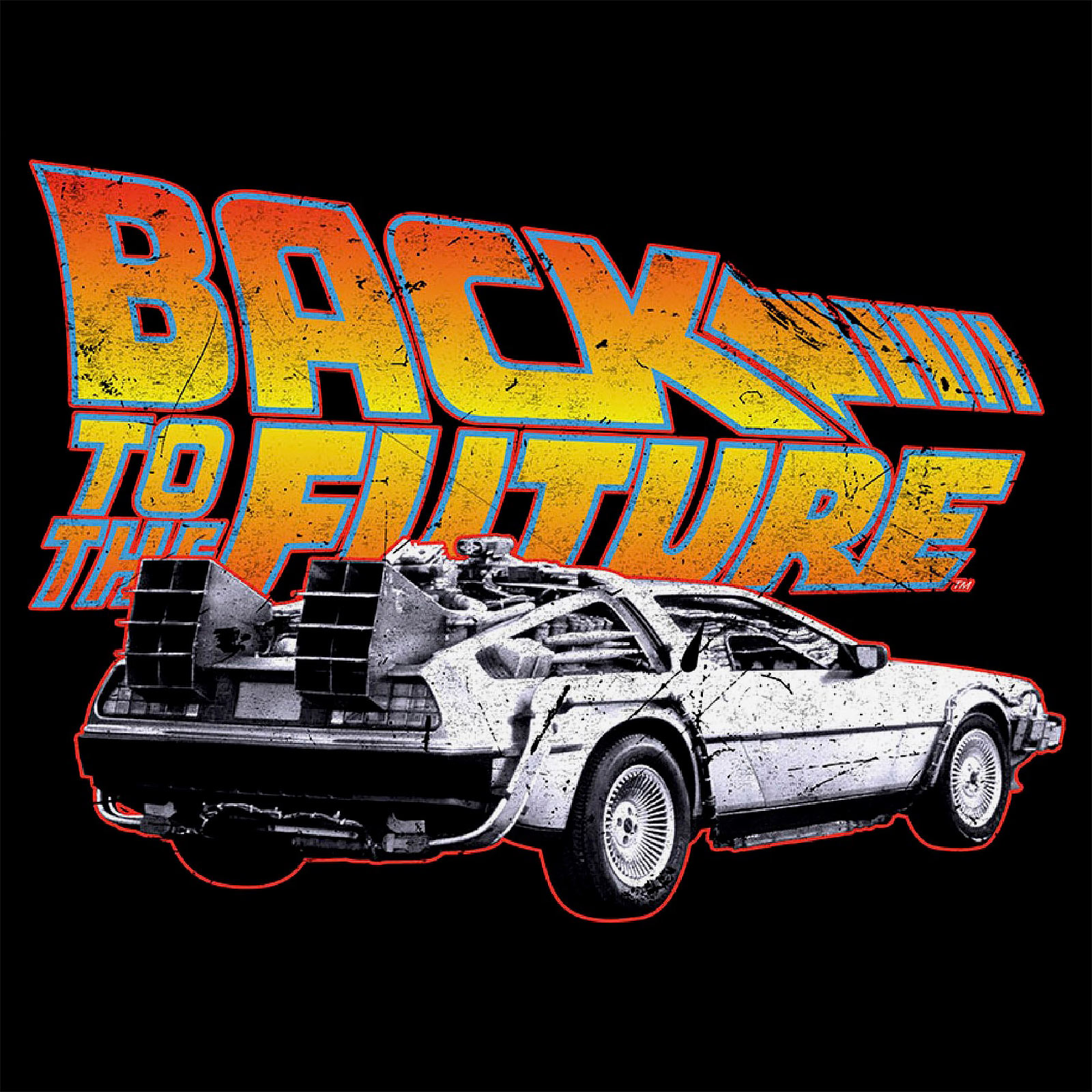 Zurück in die Zukunft - Logo T-Shirt
