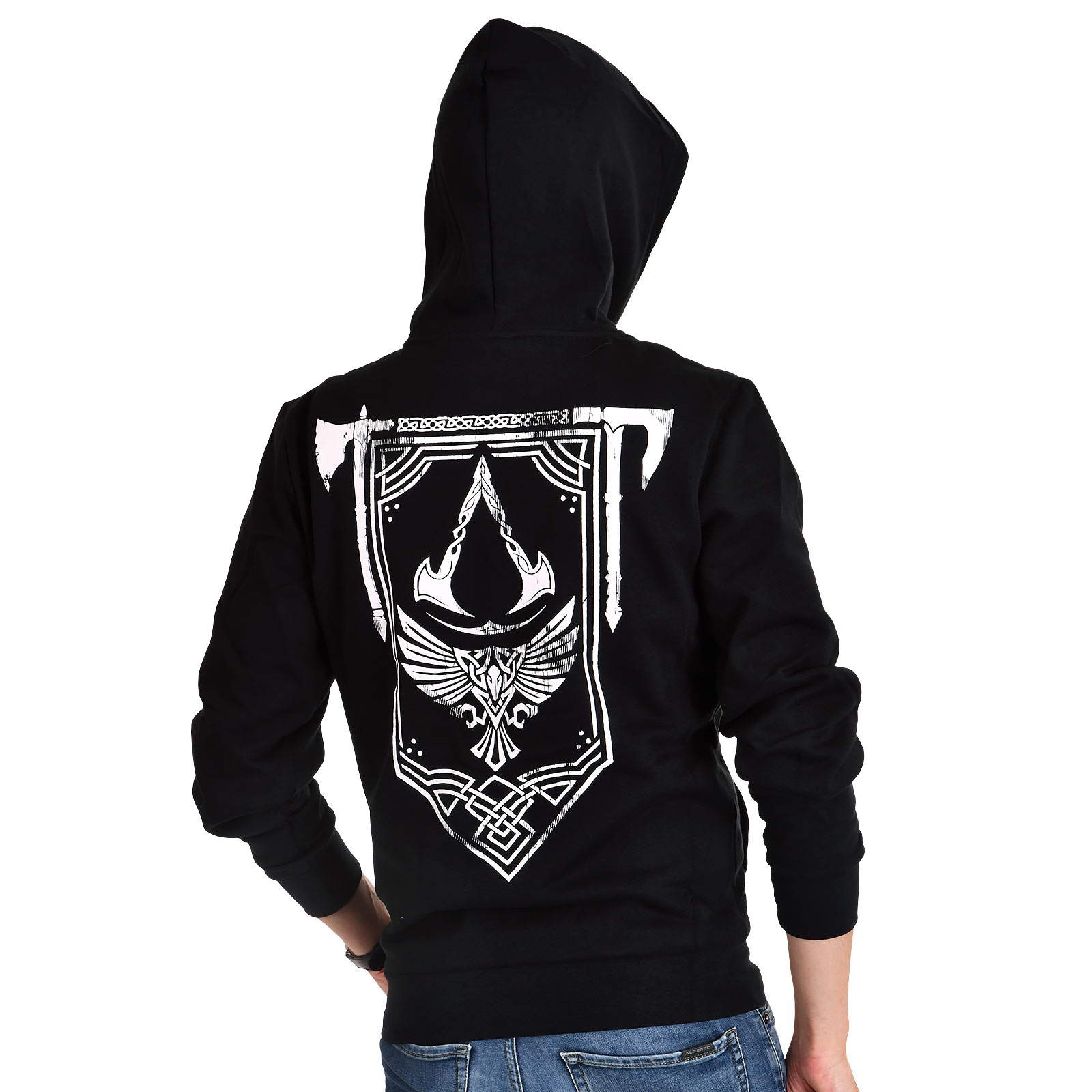 Assassin's Creed - Valhalla Crest Banner Hoodie zwart