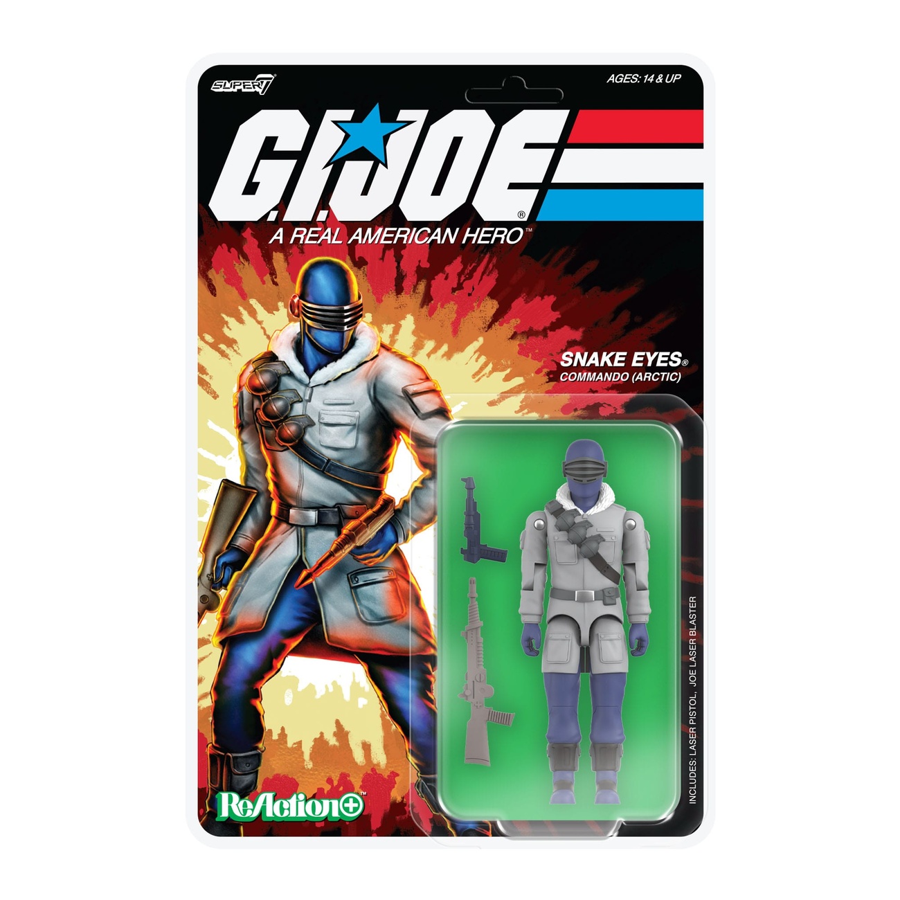 GI Joe (Movie) ReAction+ Actionfigur Wave 5 Arctic Snake Eyes (Movie) 10 cm