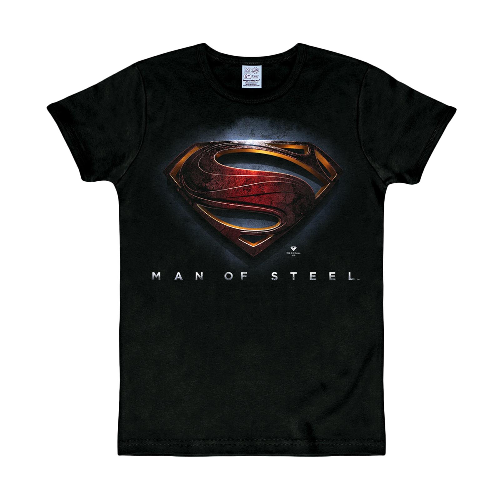 Superman - T-shirt à logo Man of Steel