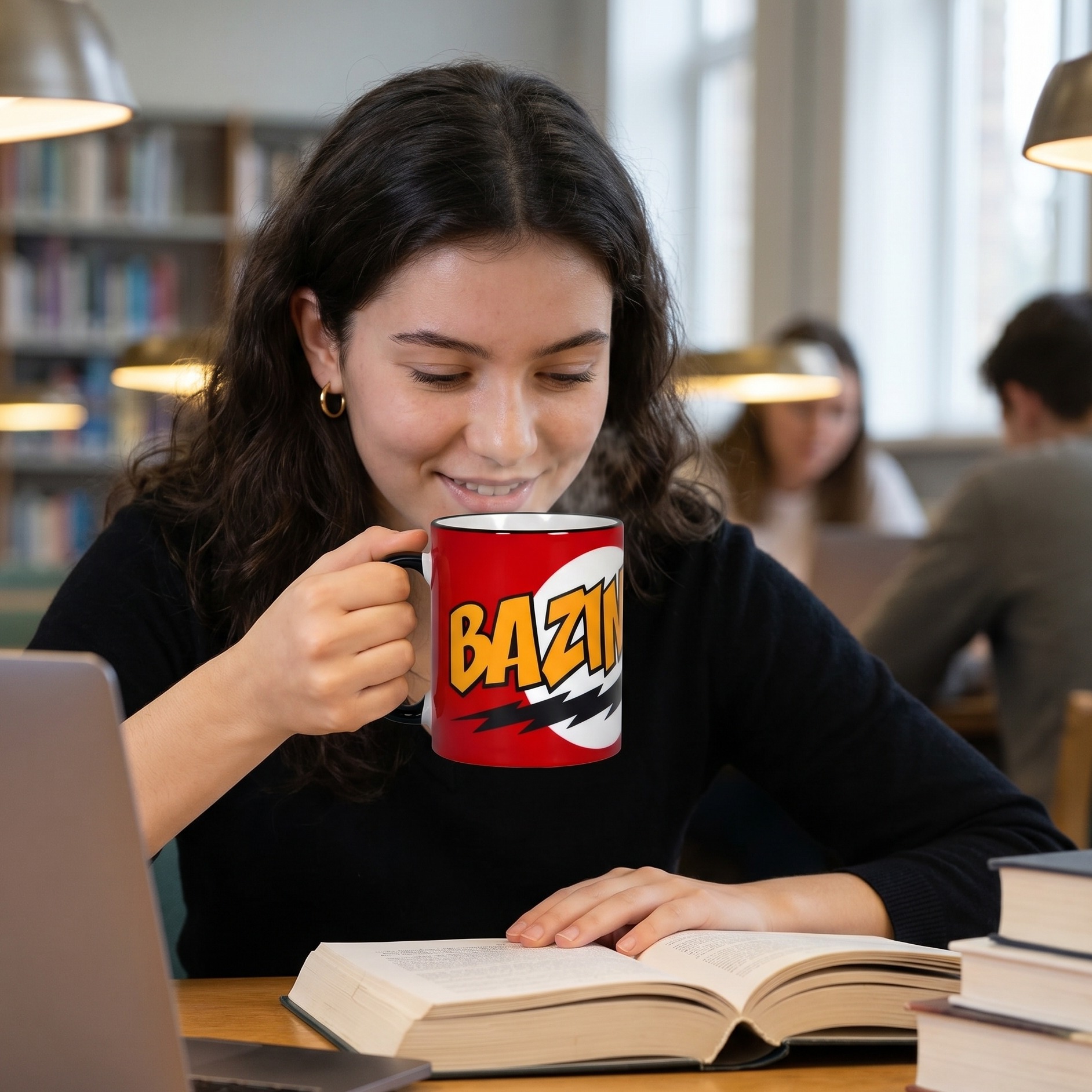 Big Bang Theory- Bazinga Full Size Tasse rouge