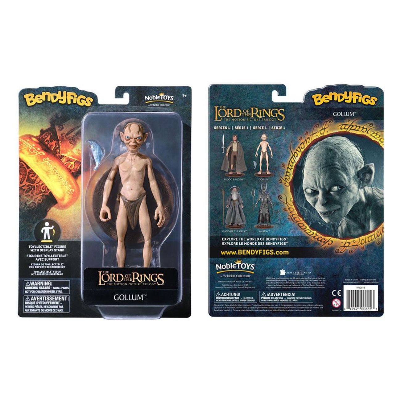 Władca Pierścieni – figurka Golluma Bendyfigs