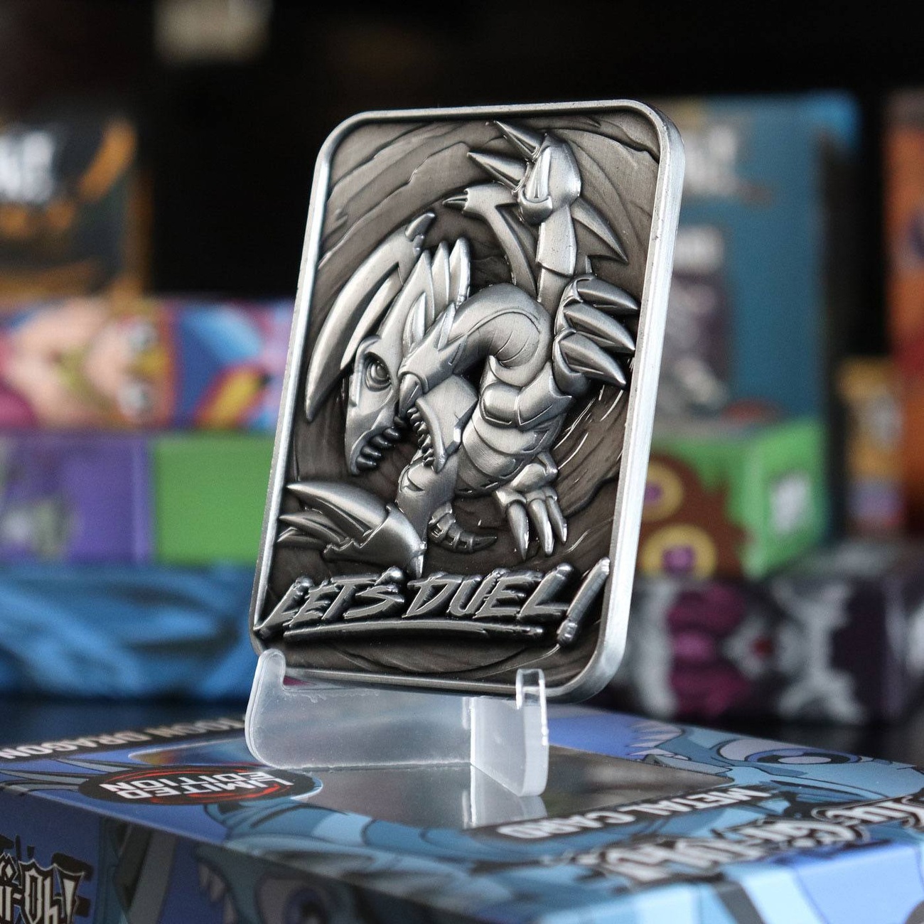 Yu-Gi-Oh! Carte réplique Blue Eyes Toon Dragon Édition Limitée
