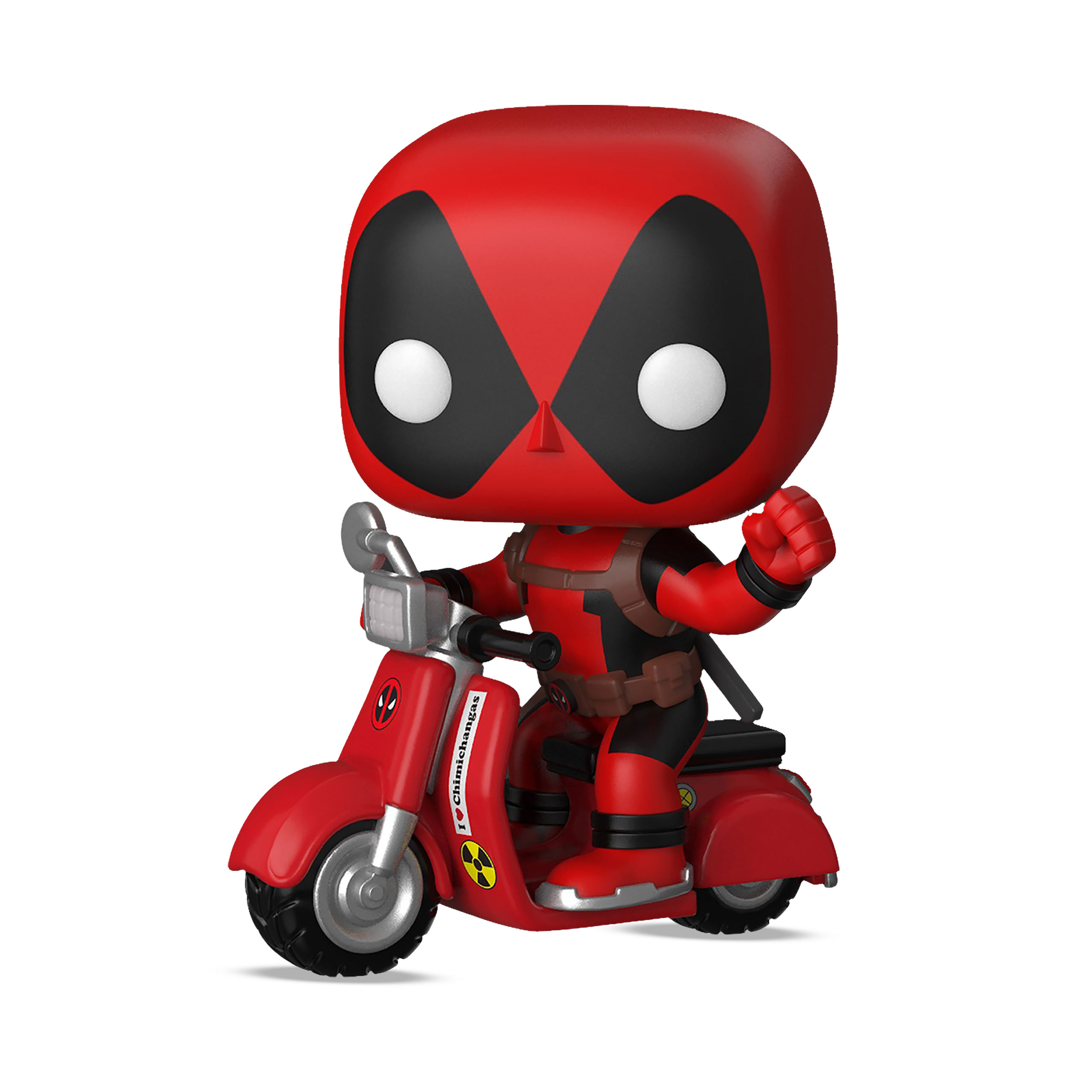 Deadpool on Scooter Funko Pop Wackelkopf-Figur