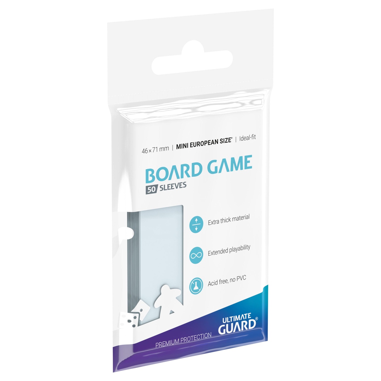 Ultimate Guard Board Game Sleeves (50) - Mini European
