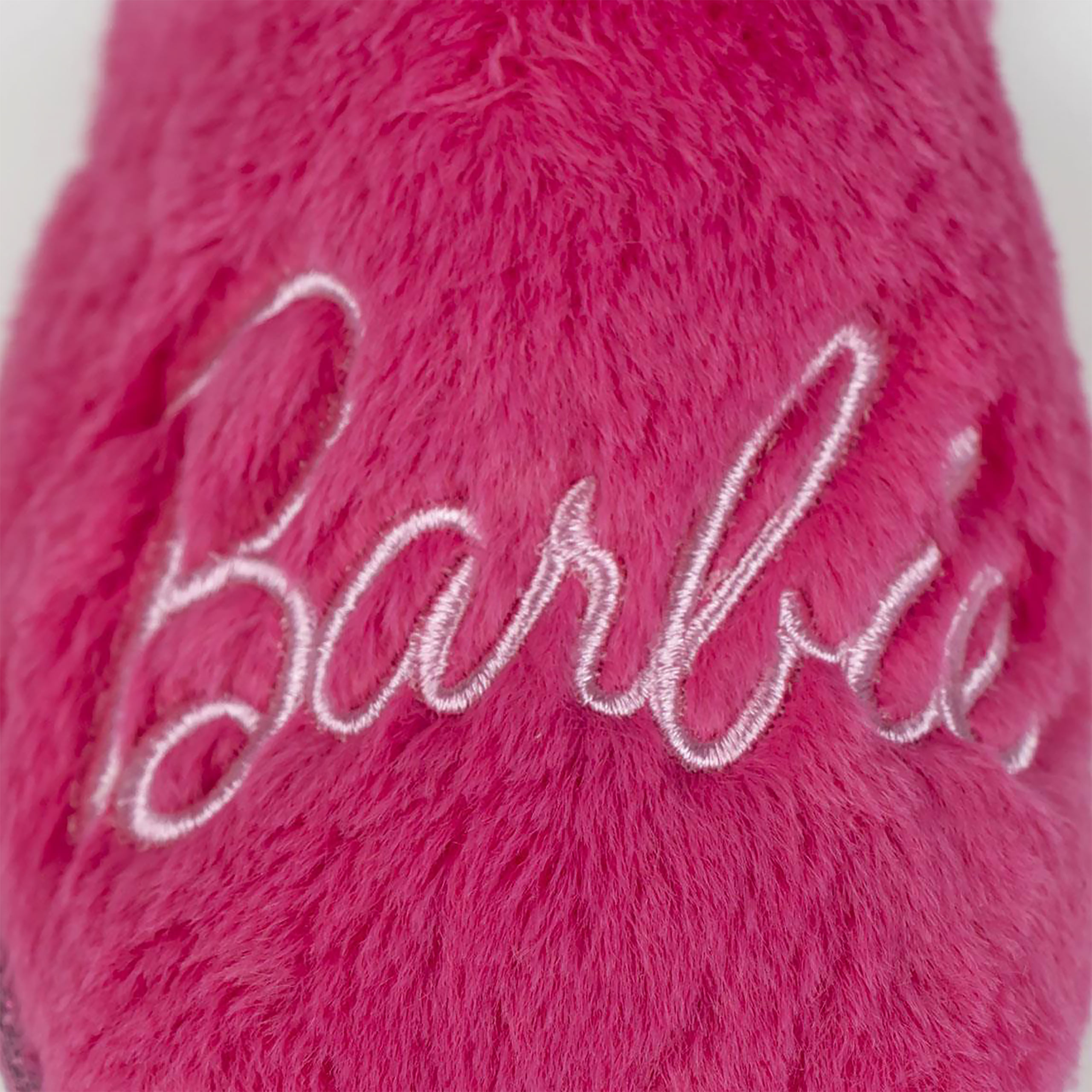 Barbie - Chaussons en peluche avec logo