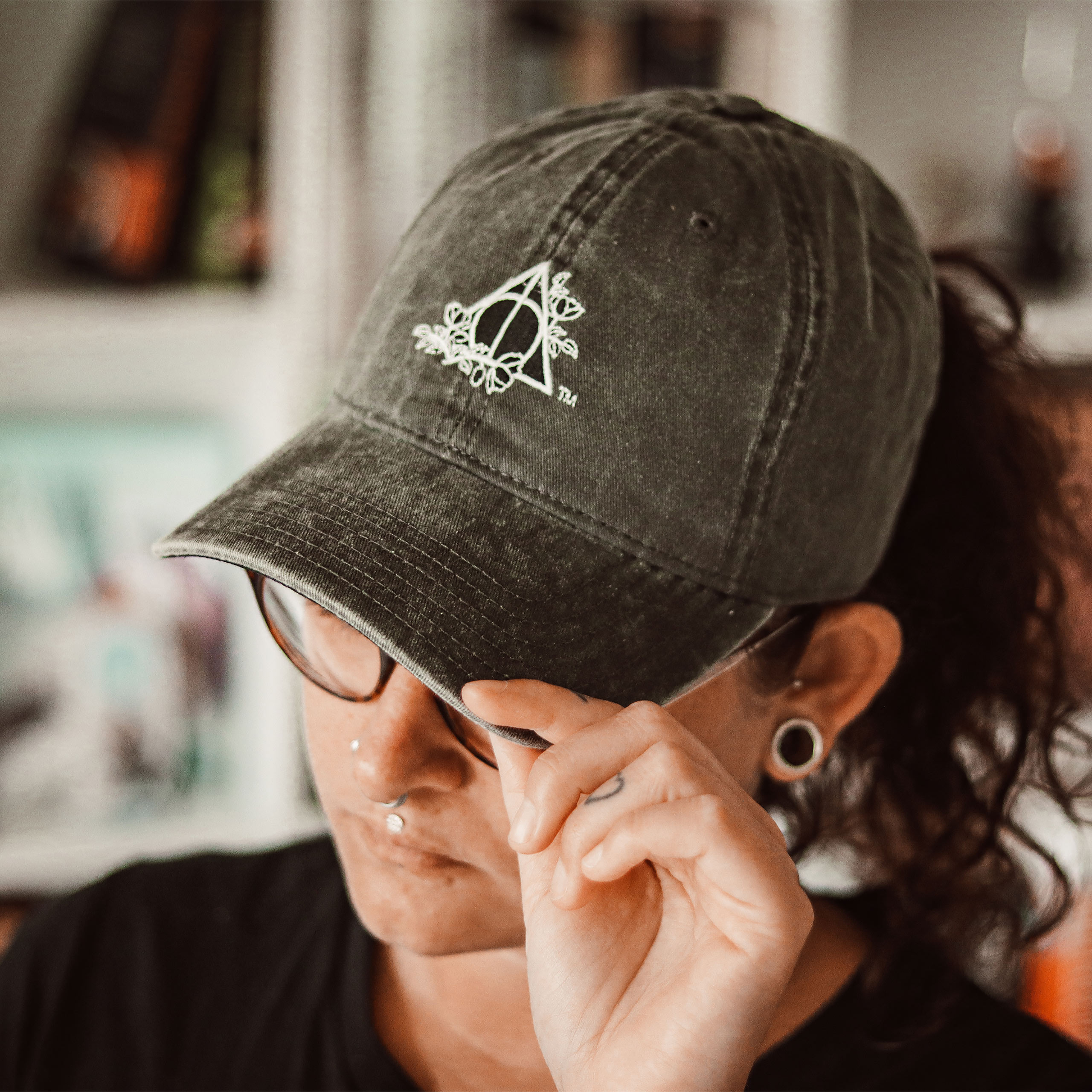 Harry Potter - Deathly Hallows Baseball Cap Grey