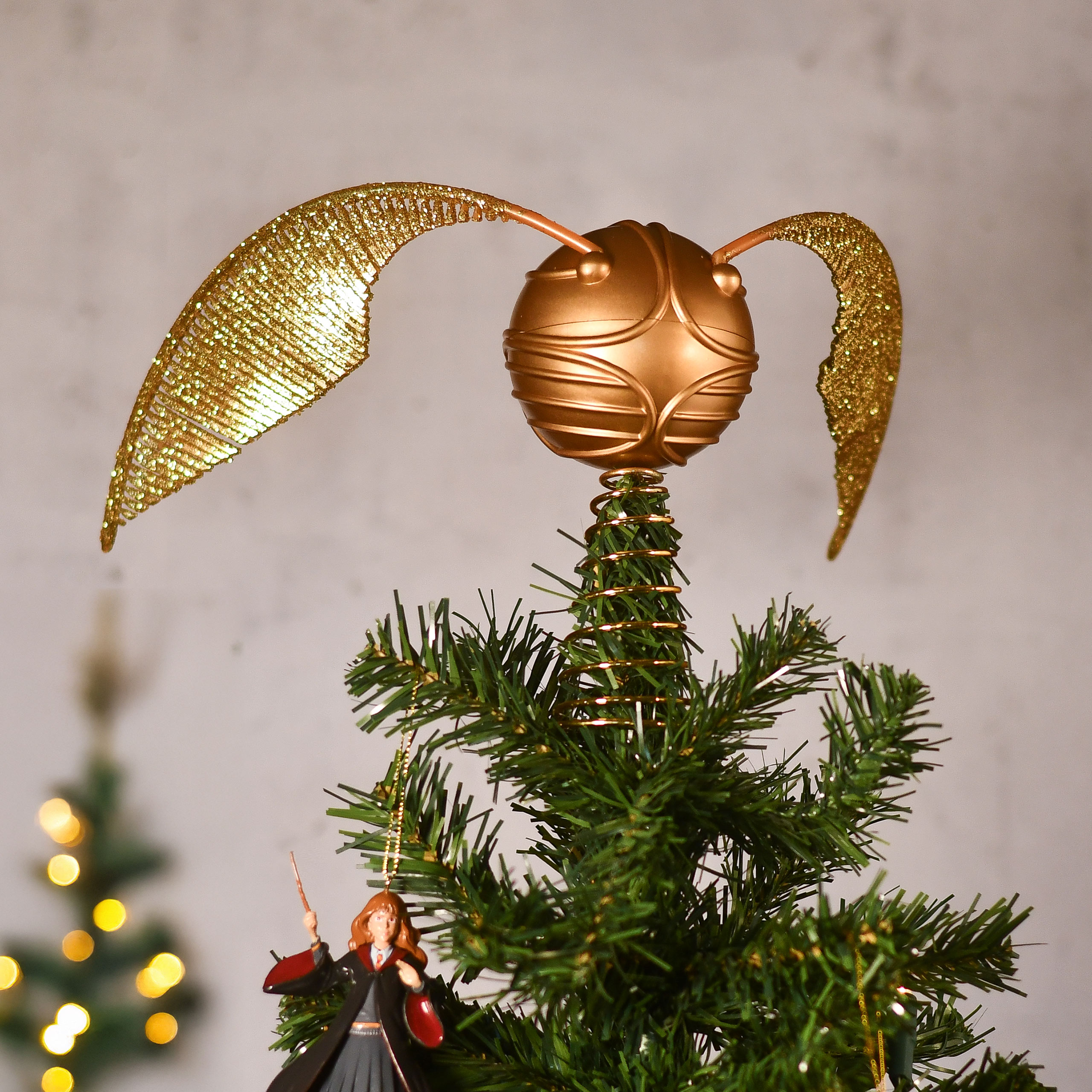 Harry Potter - Goldener Schnatz Weihnachtsbaum-Spitze