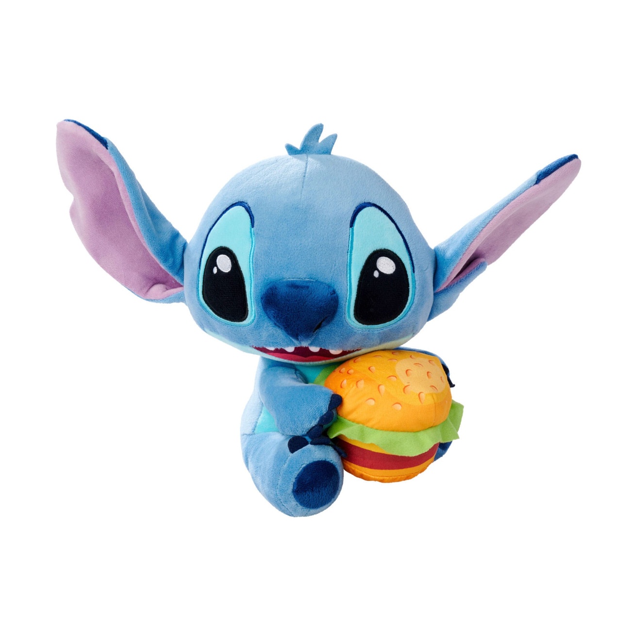 Lilo & Stitch plushfigur Stitch med hamburgare 25 cm