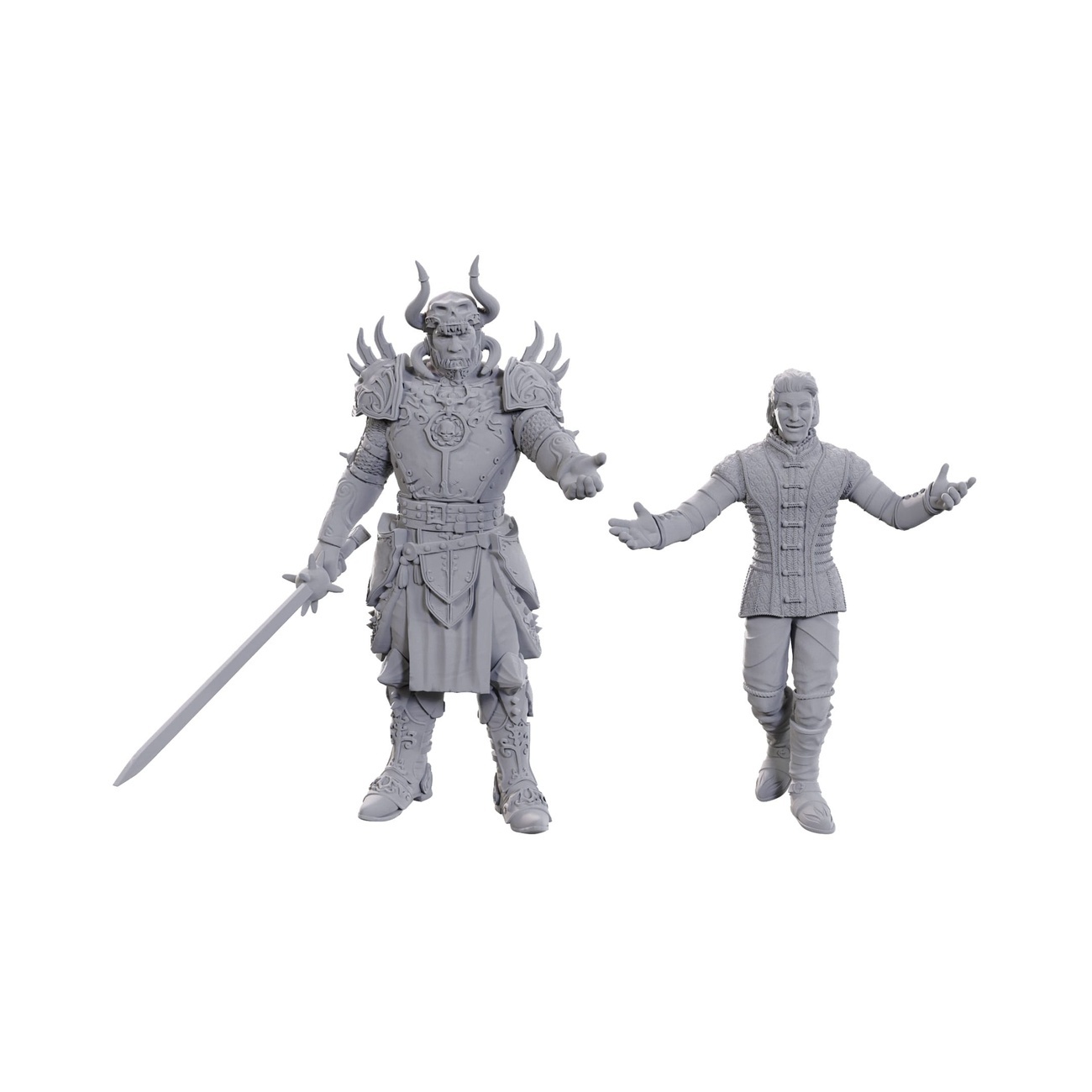 D&D Nolzur's Marvelous Miniatures niepomalowana figurka Sarevok Anchev & Raphael