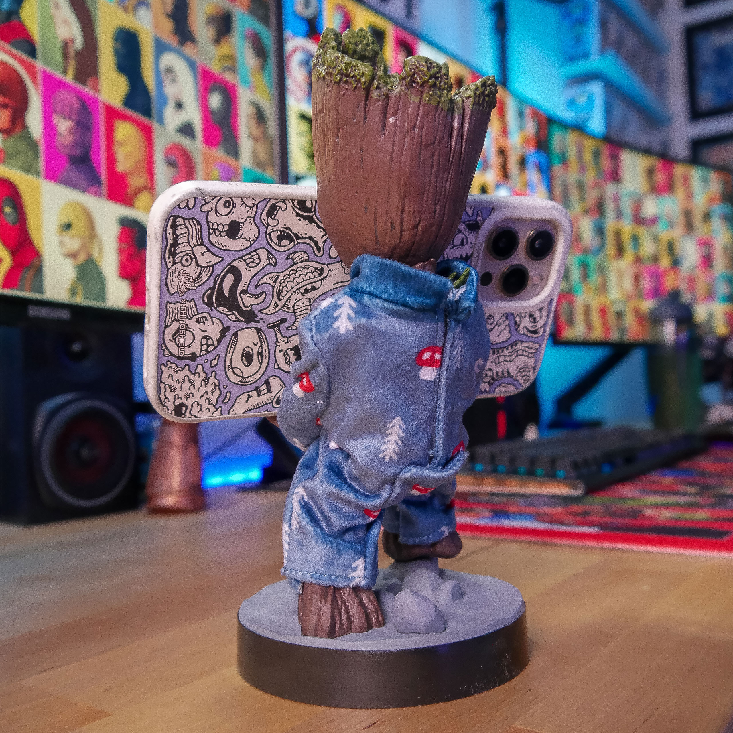 Guardians of the Galaxy - Pyjama Groot Cable Guy Figur