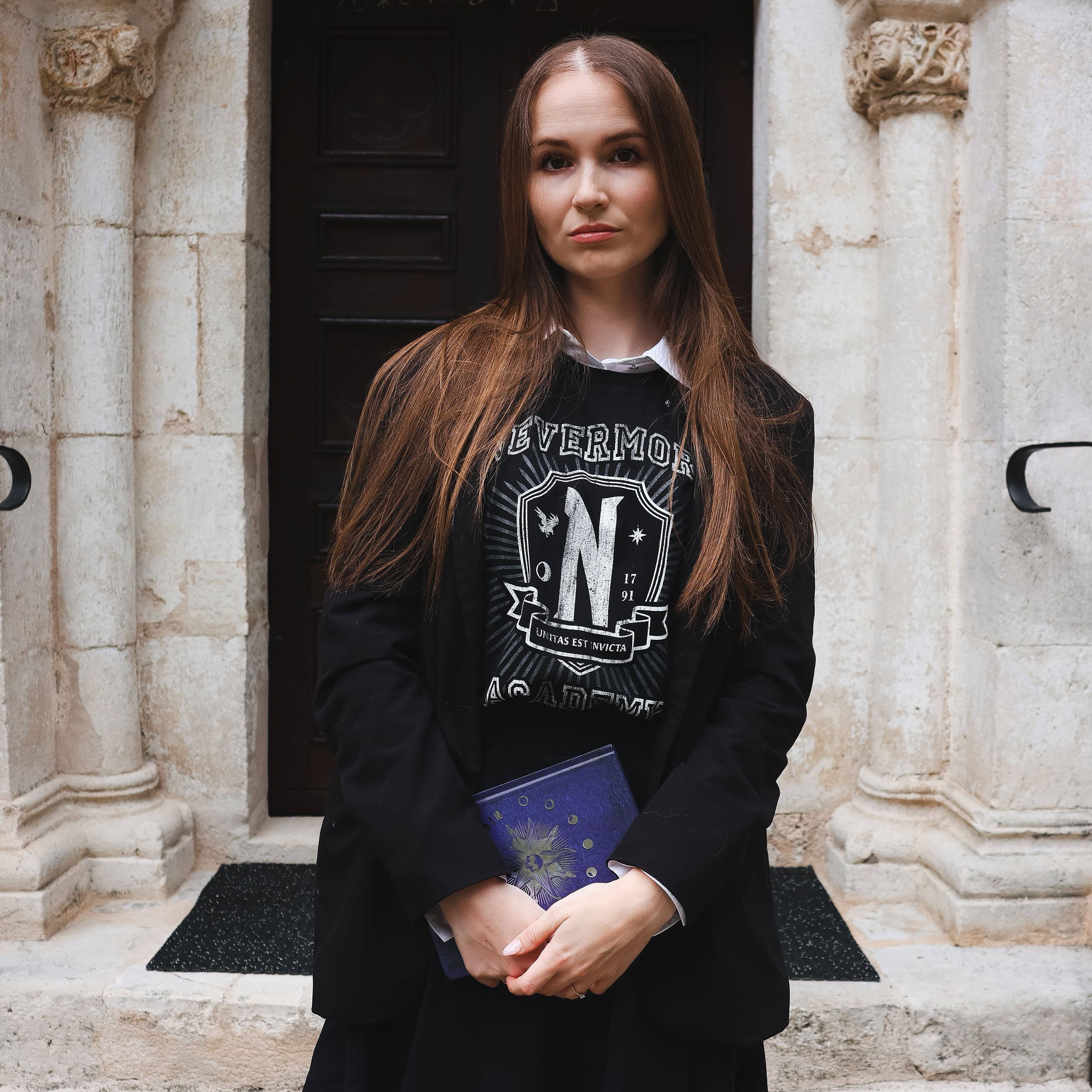 Wednesday - Nevermore Academy T-Shirt schwarz