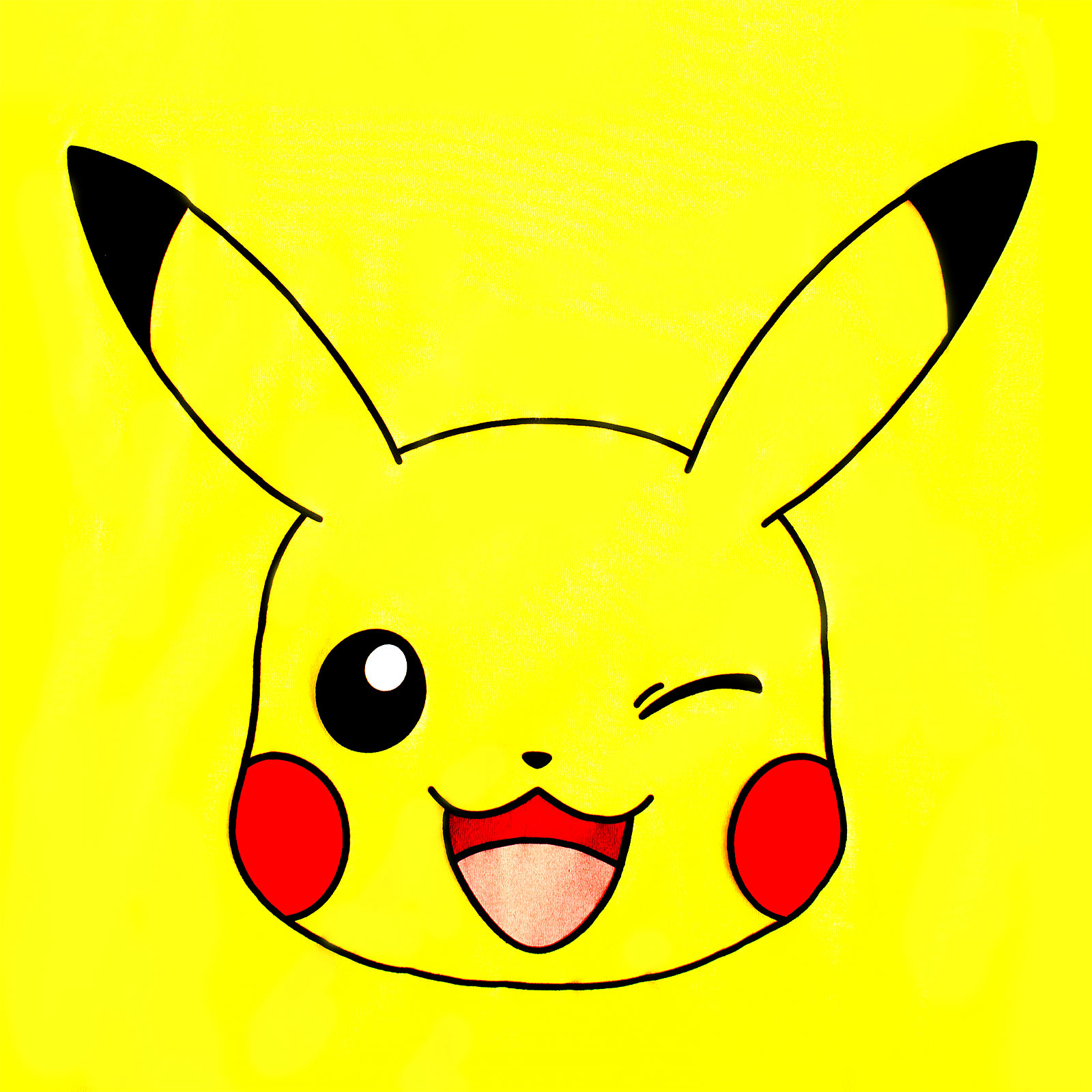 Pokemon - T-shirt Pikachu pour filles jaune