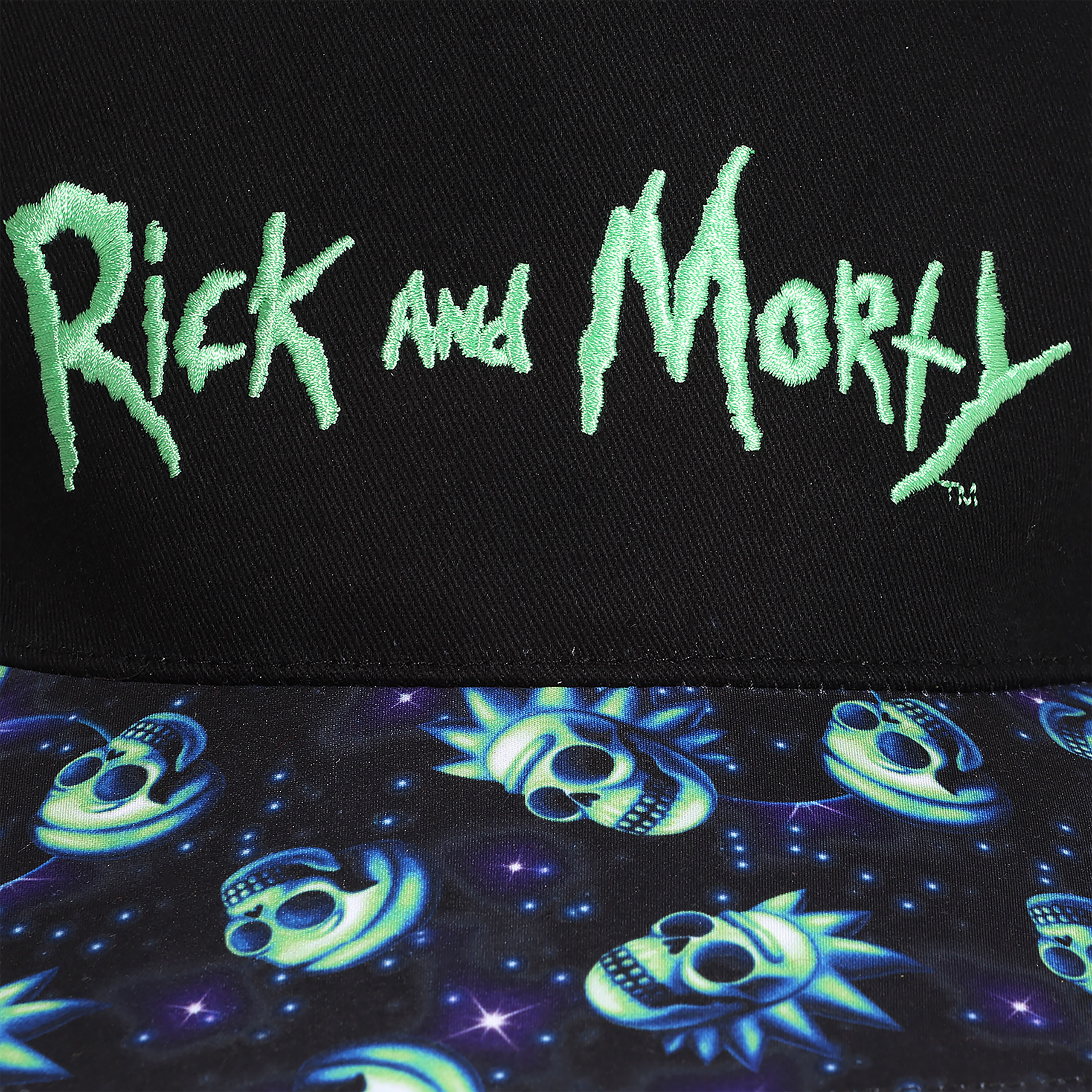 Rick And Morty - Neon Logo Snapback Cap