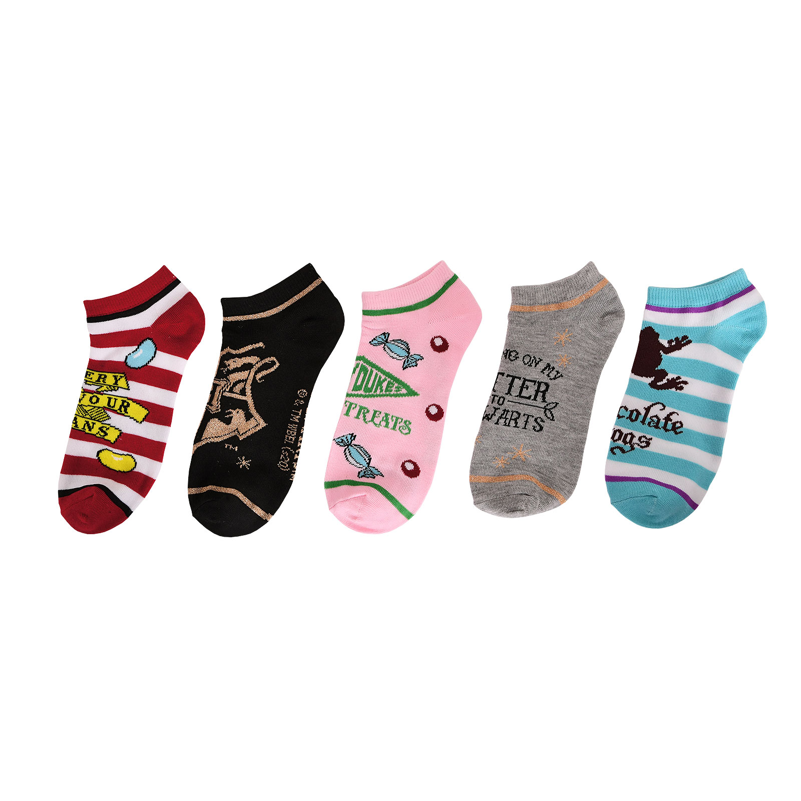 Harry Potter - Honeydukes Sneaker Socks 5 Piece Set
