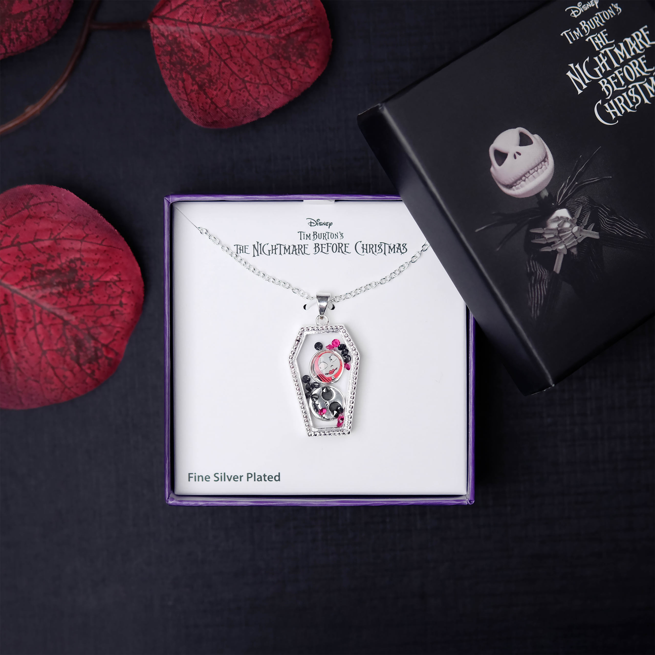 Nightmare Before Christmas - Jack and Sally Necklace