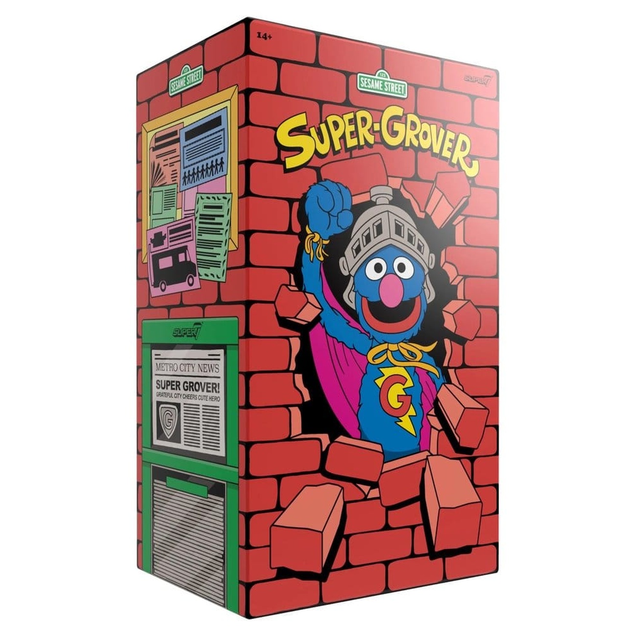 Barrio Sésamo figura de vinilo Supersize Super Coco 36 cm