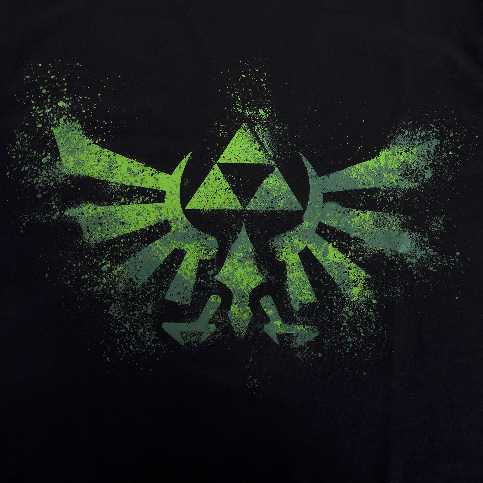 Zelda - T-shirt logo graffiti noir