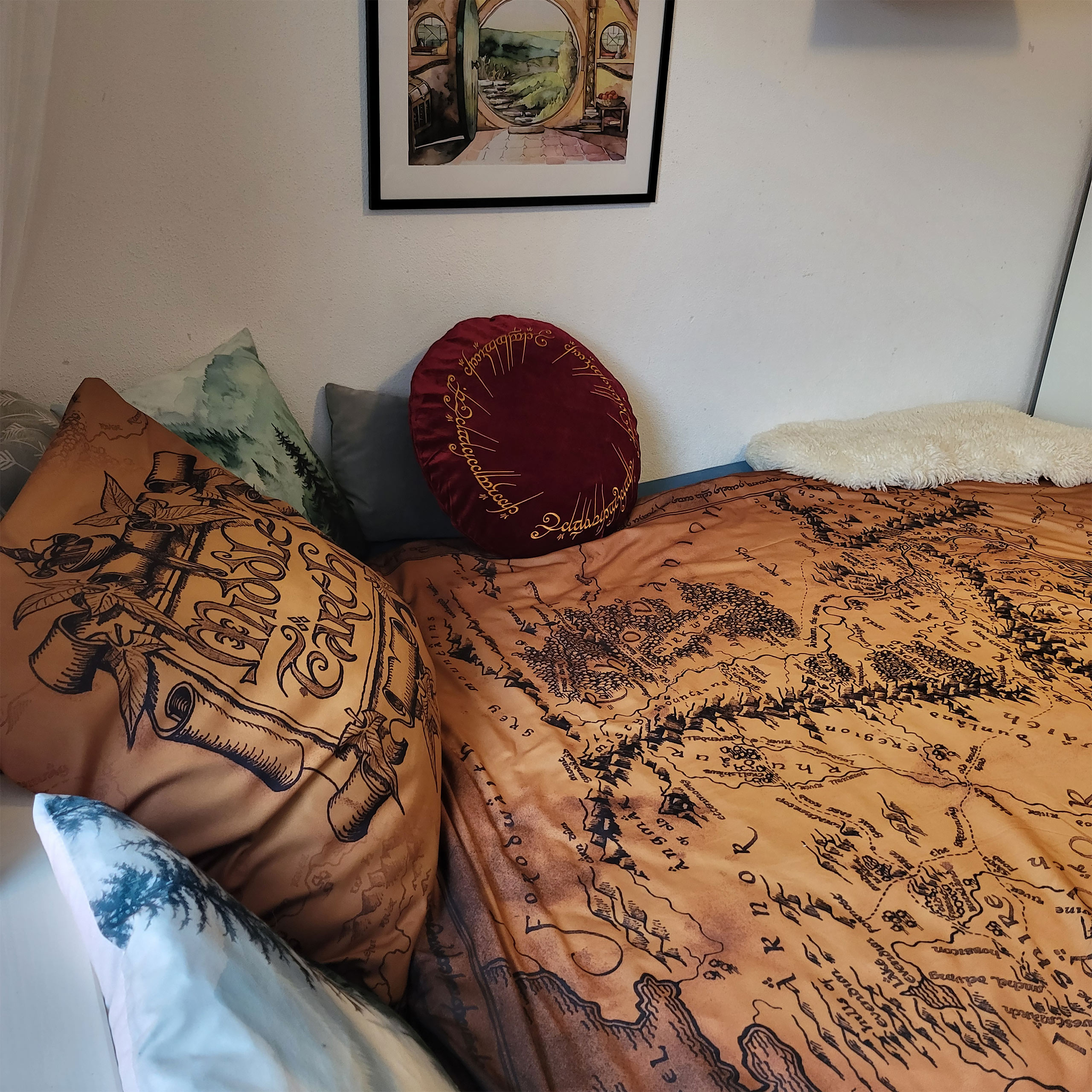 Heer der Ringen - Midden-aarde Kaart Beddengoed