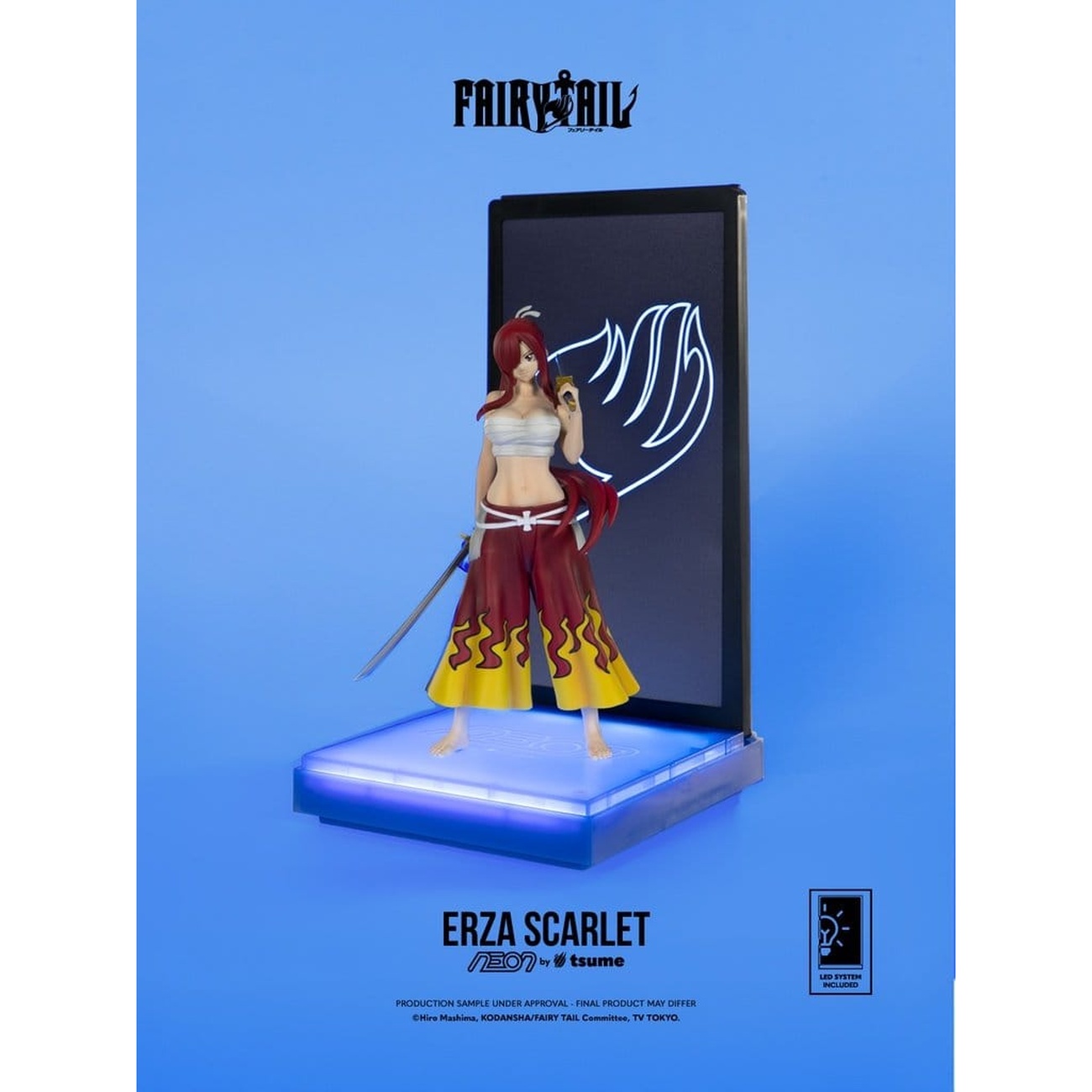 Fairy Tail - Figura Neón Erza Scarlet 1:9