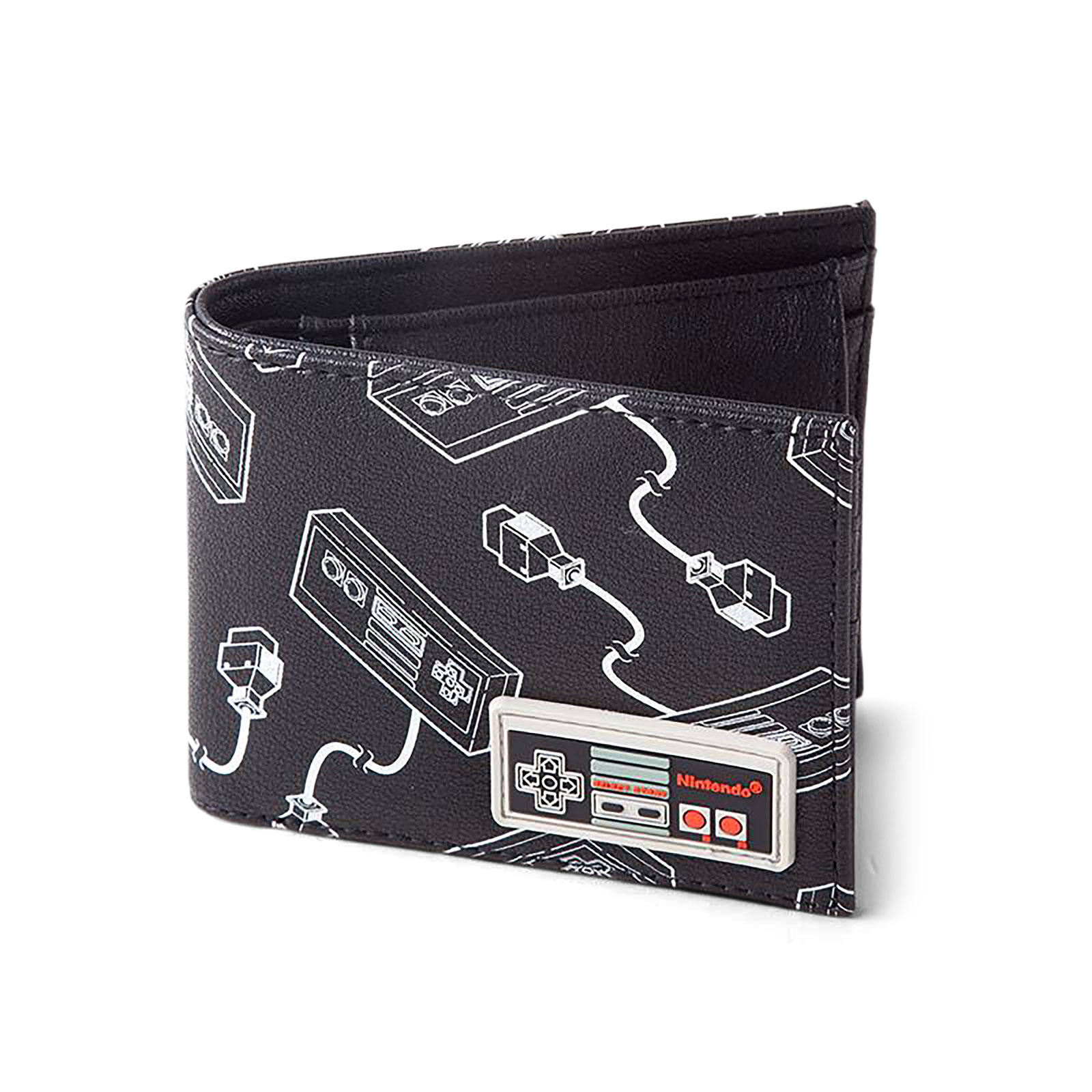 Nintendo - NES Controller Portemonnee zwart