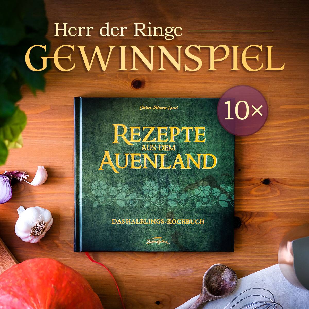 Gewinnspiel: 10x Rezepte aus dem Auenland Kochbuch für Herr der Ringe Fans Gewinnspiel: 10x Rezepte aus dem Auenland Kochbuch für Herr der Ringe Fans