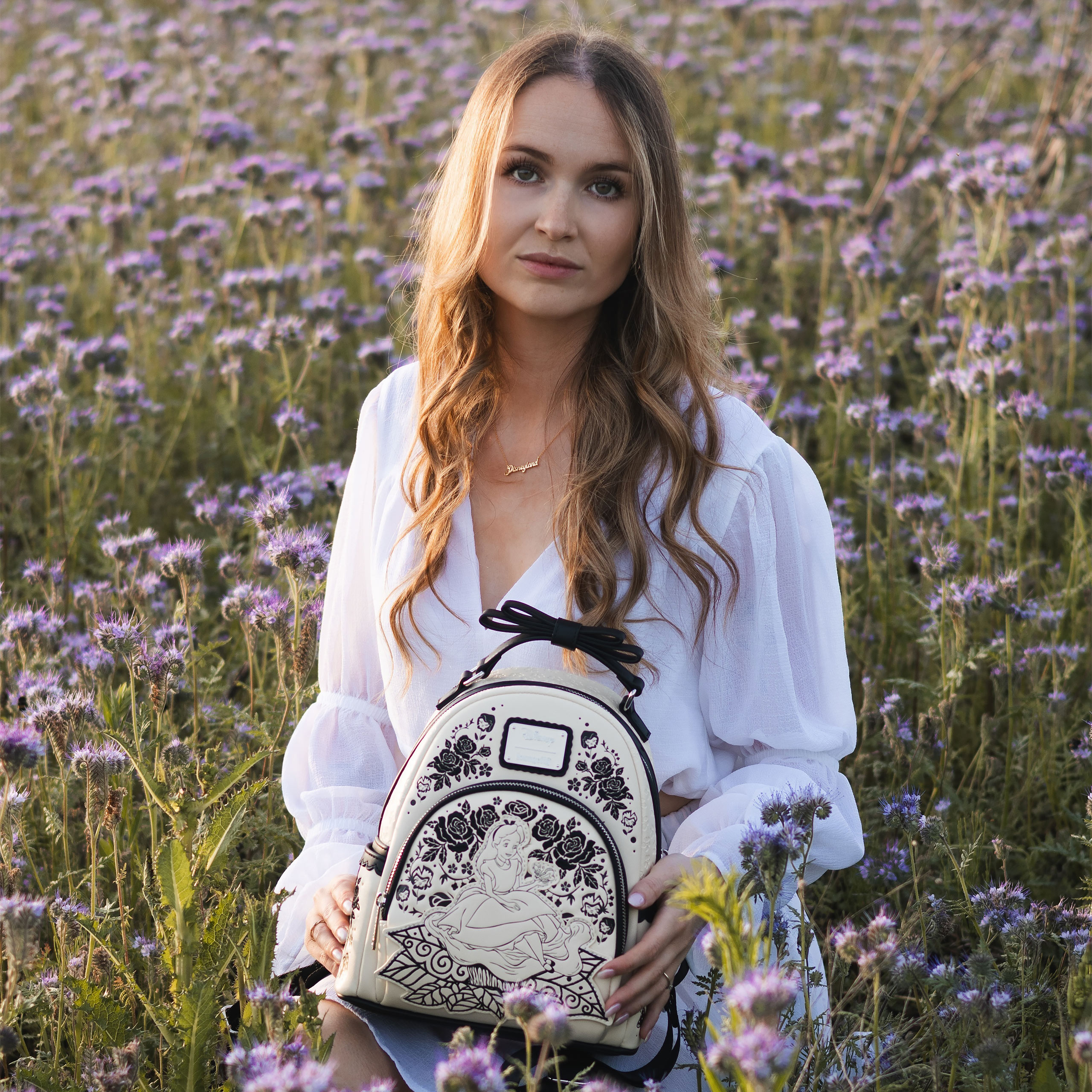 Alice im Wunderland - Floral Mini Rucksack