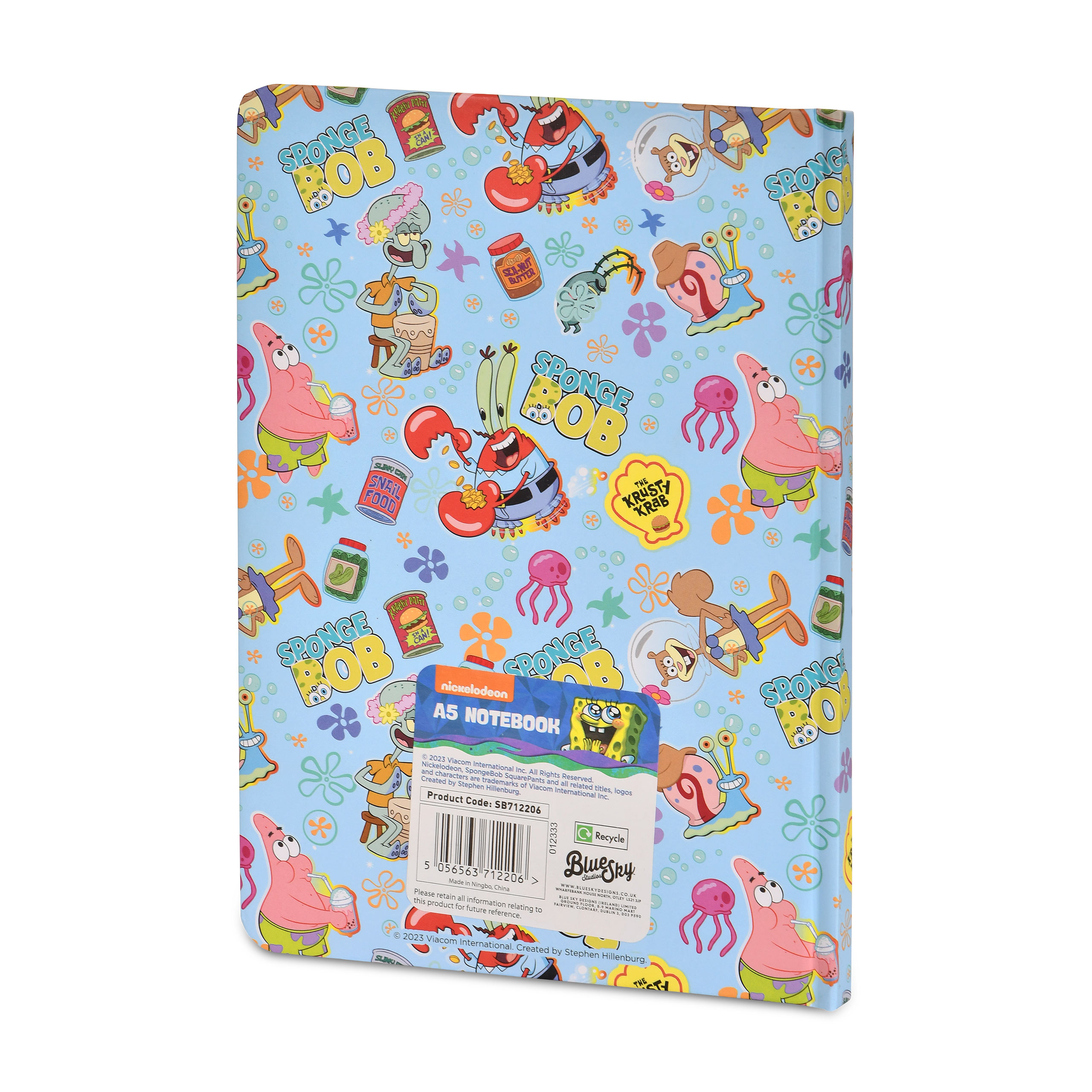 SpongeBob - Icons Notebook A5