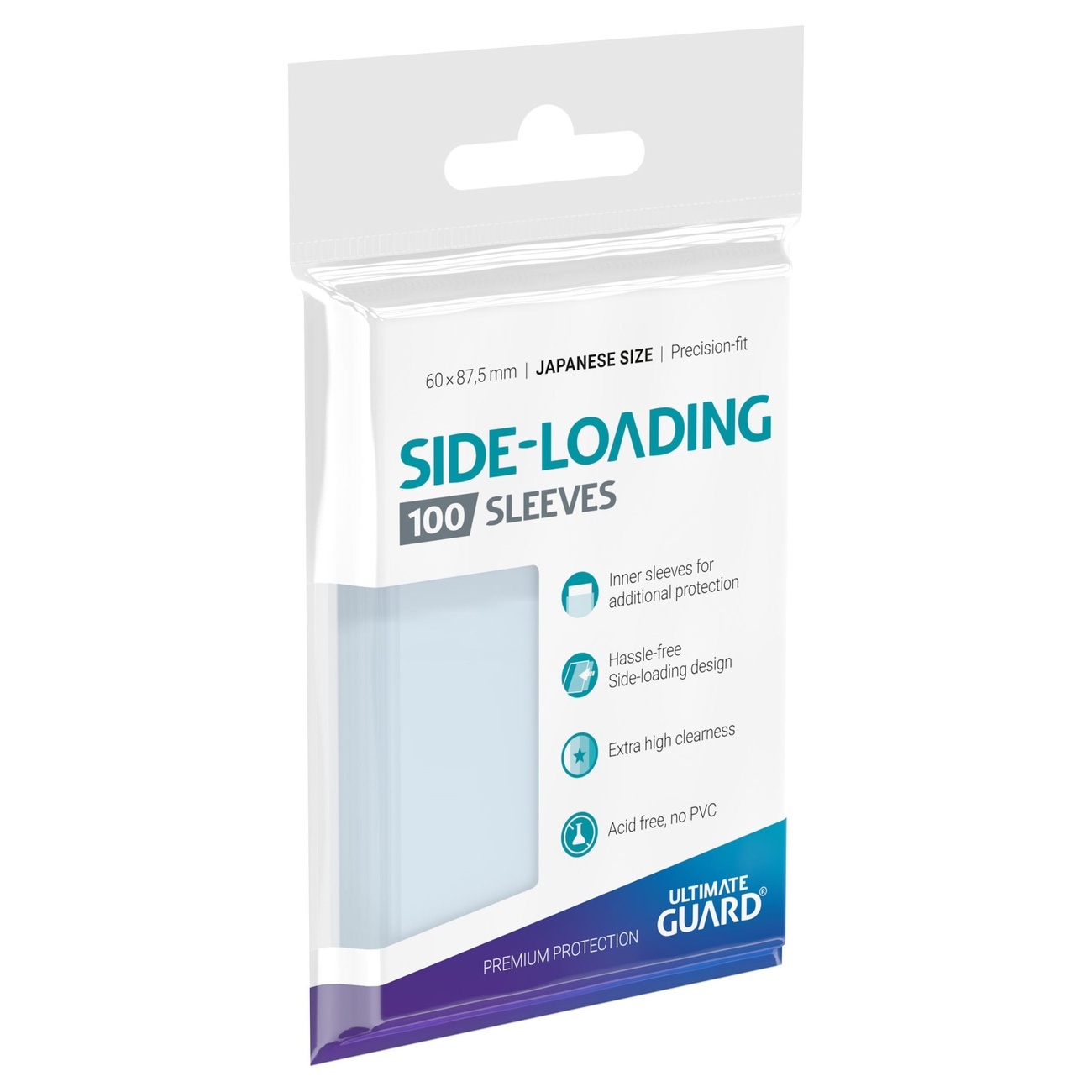 Ultimate Guard Precise-Fit Sleeves Japanese Size (100) - Side-Loading