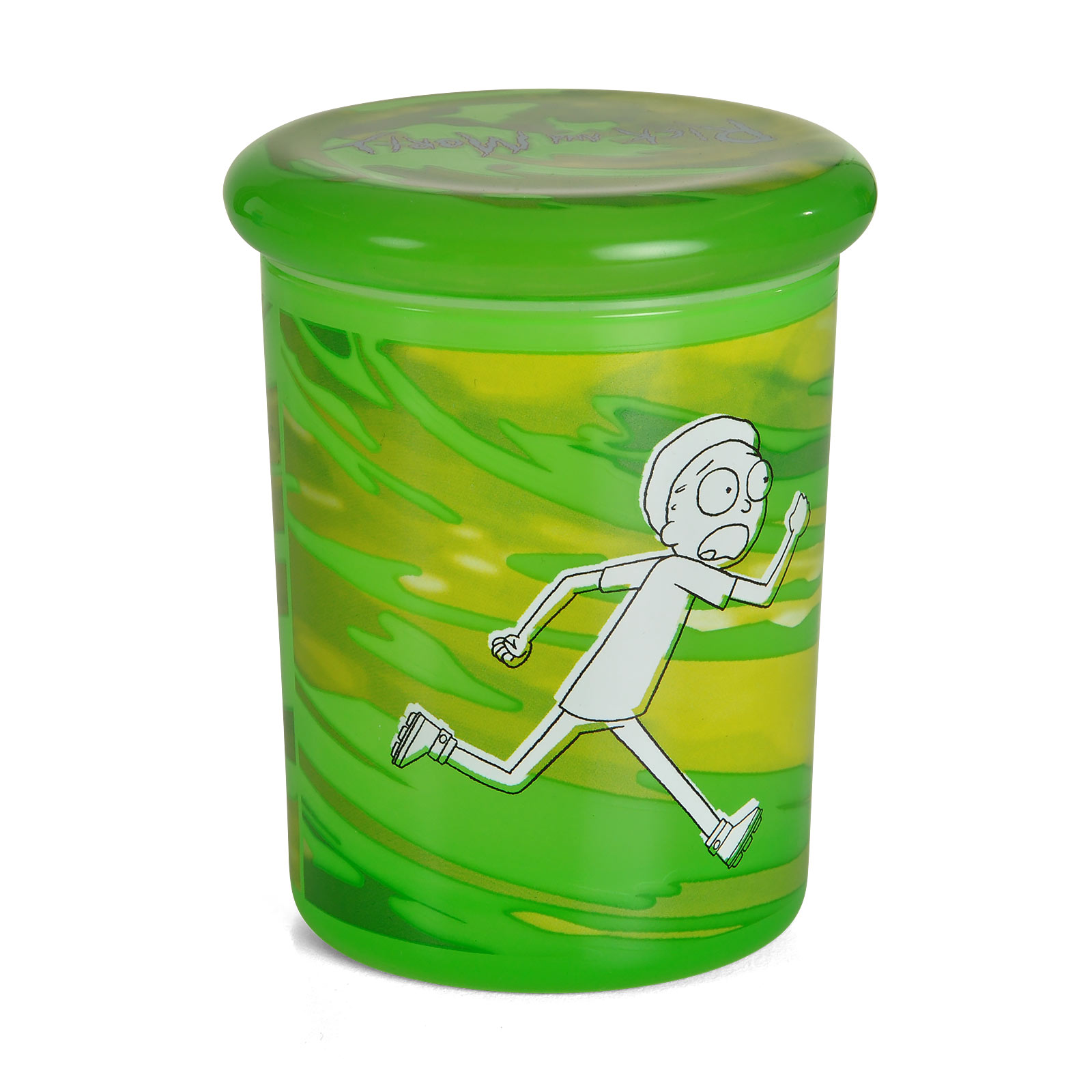 Rick and Morty - Portal Glass with Lid