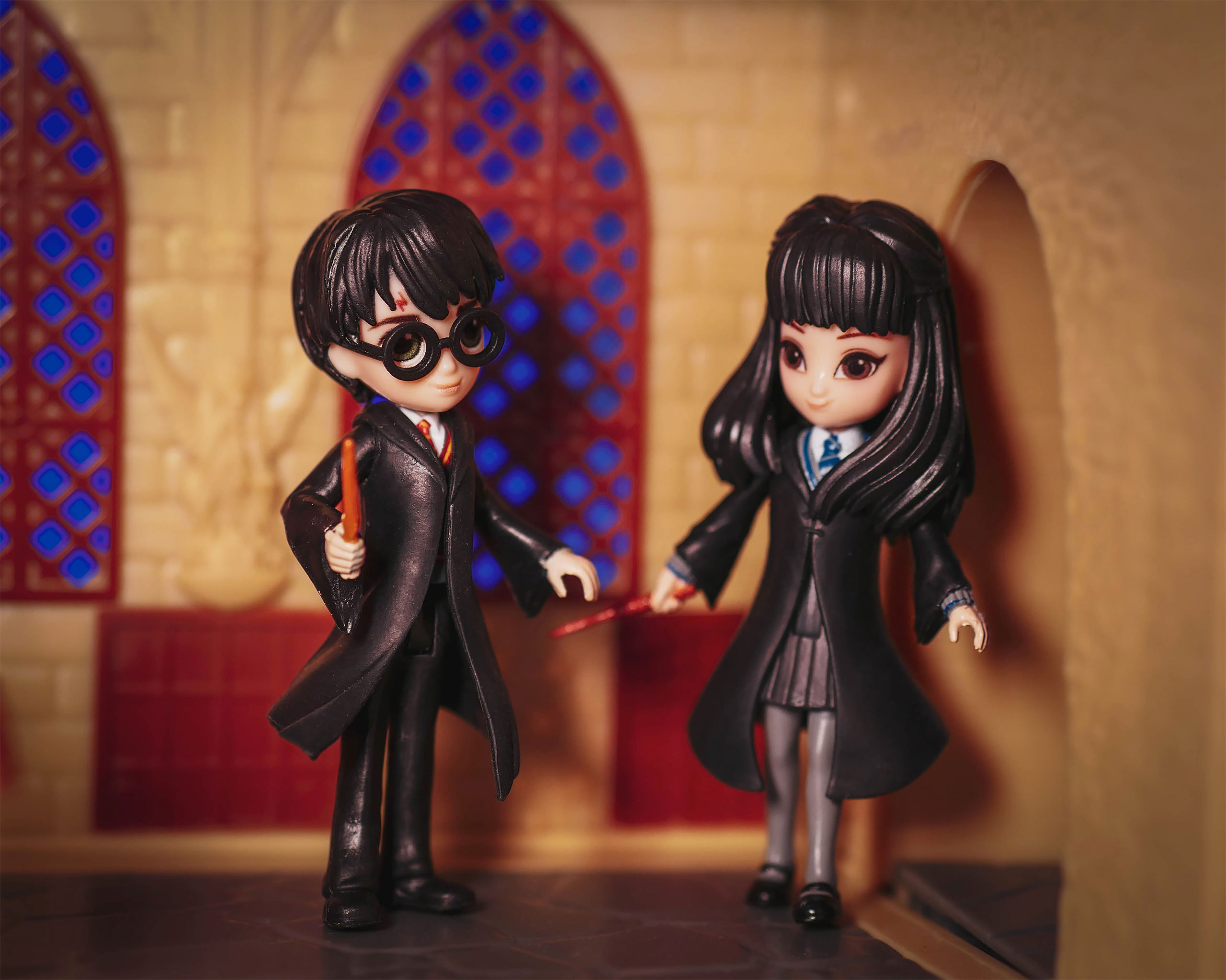 Harry Potter - Harry, Cho, Hedwig and Hogwarts Letter Collectible Figure Set